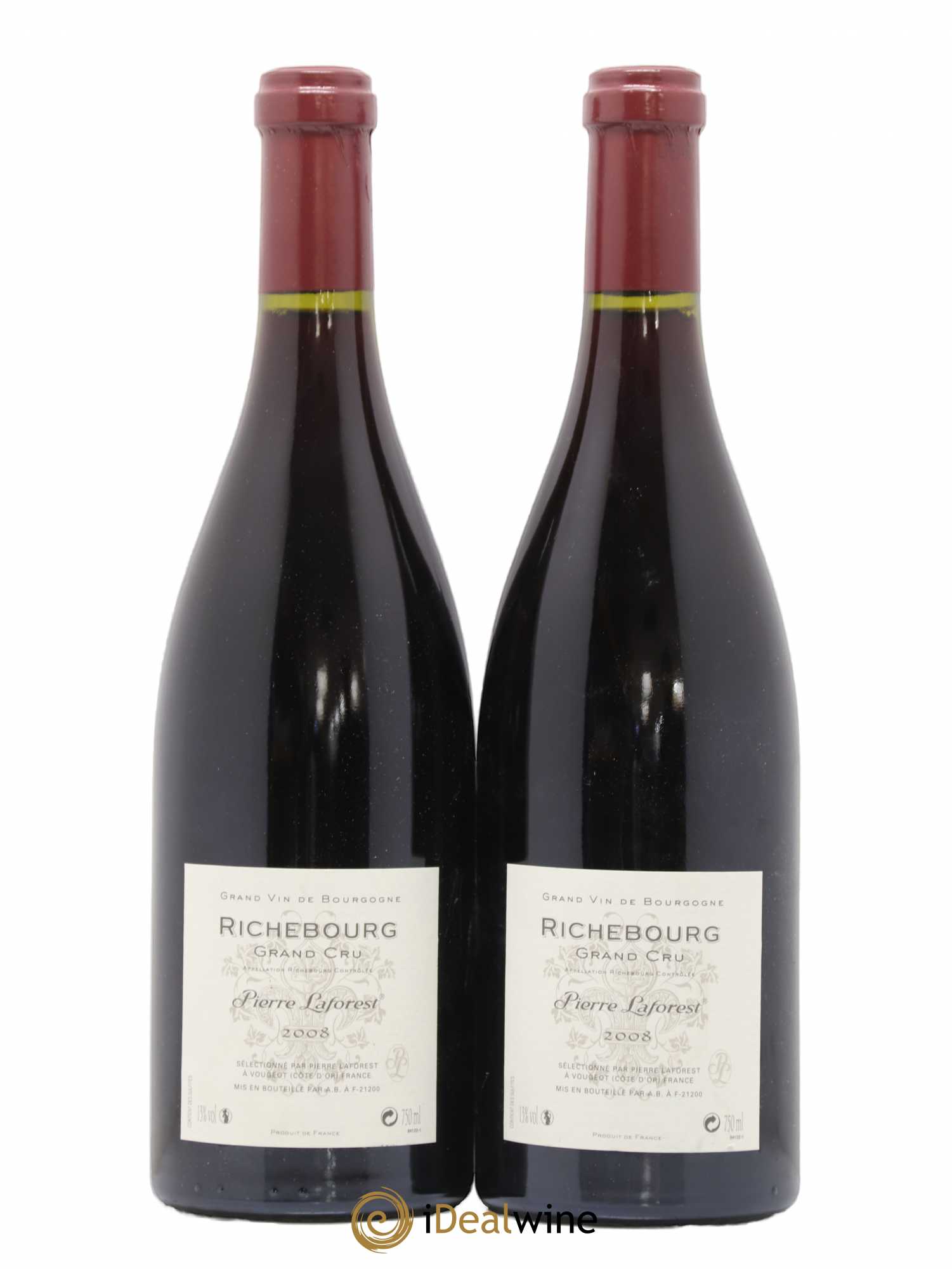 Richebourg Grand Cru Pierre Laforest 2008 - Posten von 2 Flaschen - 1
