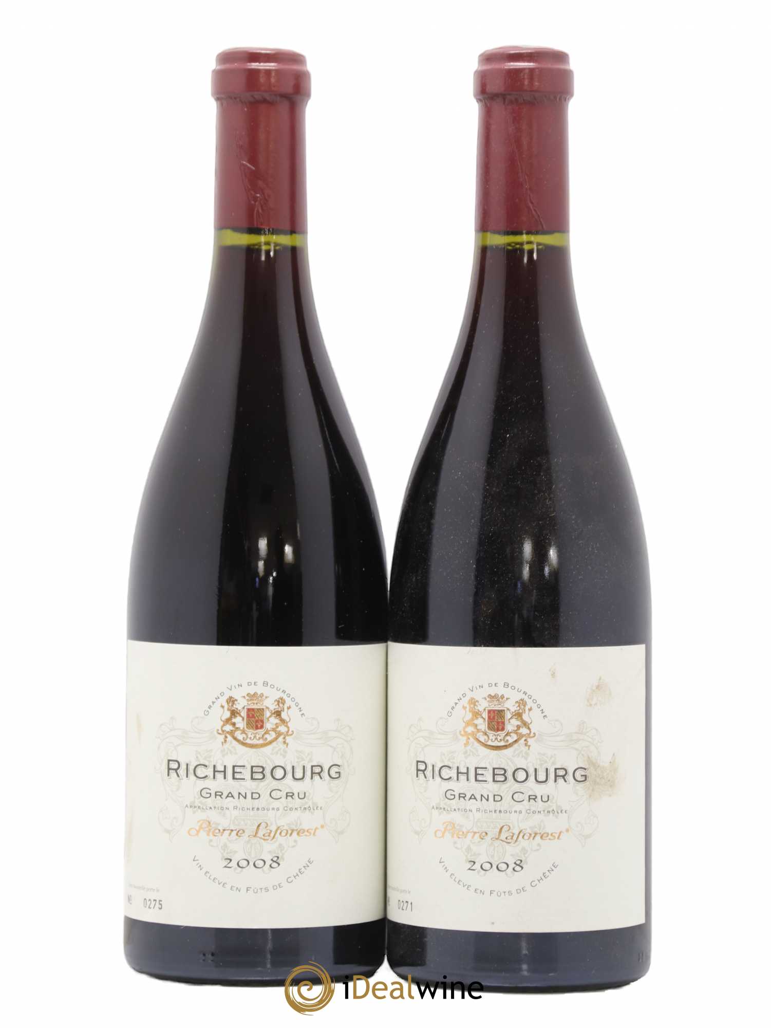 Richebourg Grand Cru Pierre Laforest 2008 - Posten von 2 Flaschen - 0