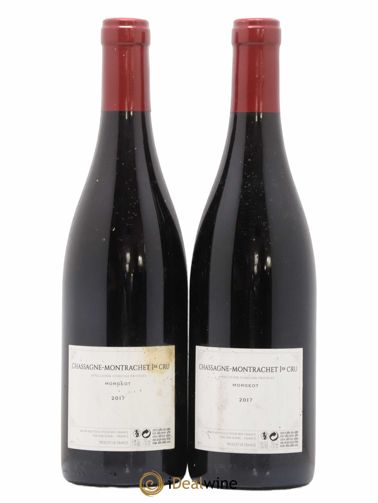 Chassagne-Montrachet 1er Cru Morgeot Wiv France Pierre Laforest 2017 - Lot of 2 bottles - 1