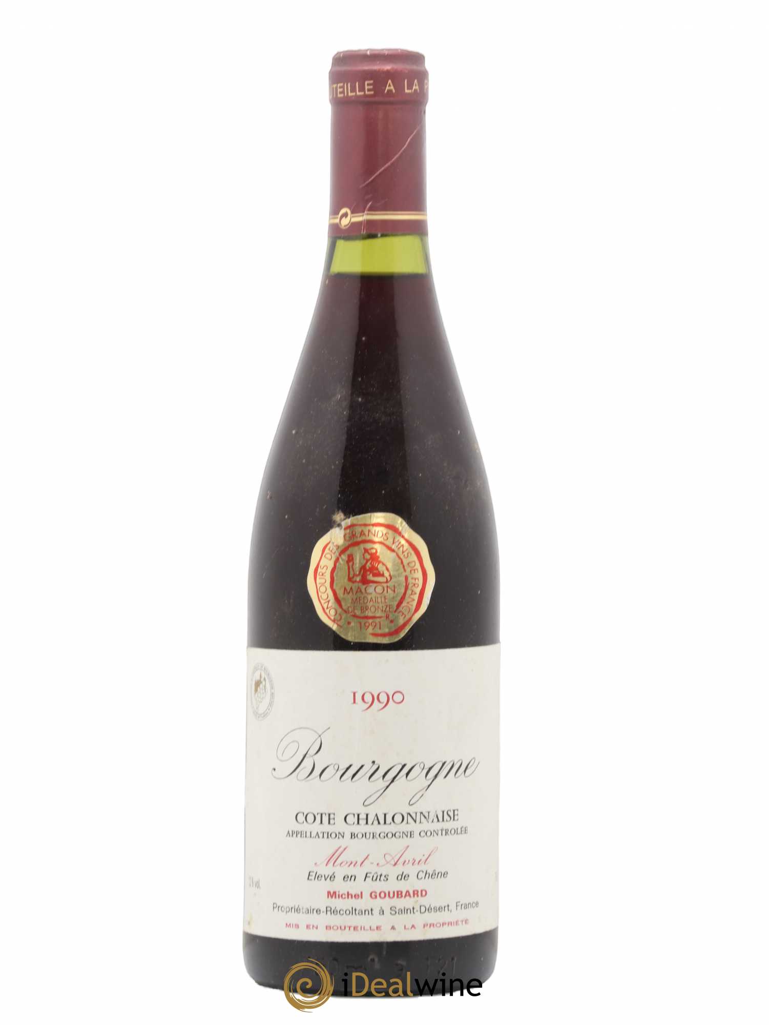 Bourgogne Michel Goubard 1990 - Posten von 1 Flasche - 0
