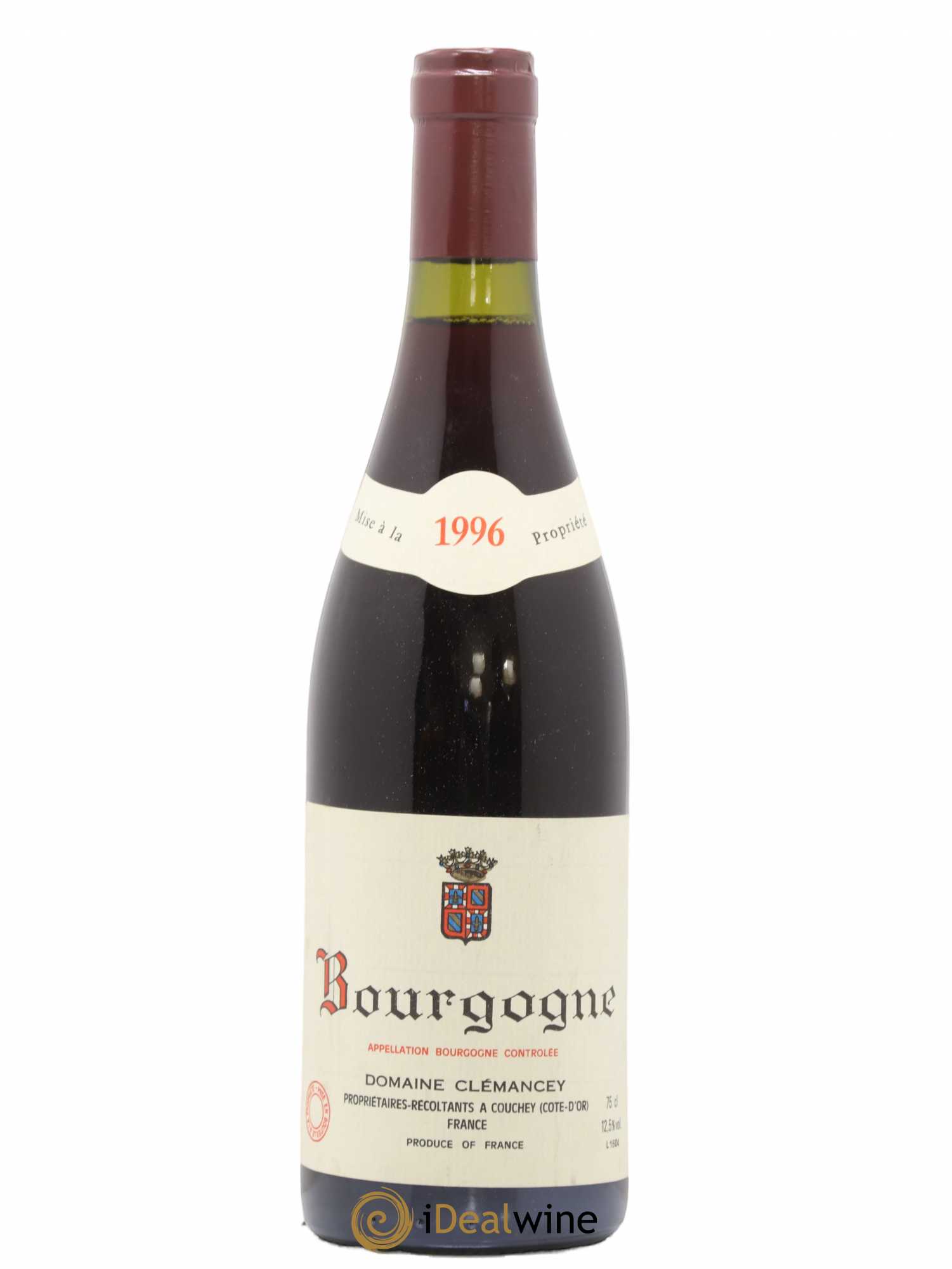Bourgogne Domaine Clemançey 1996 - Posten von 1 Flasche - 0