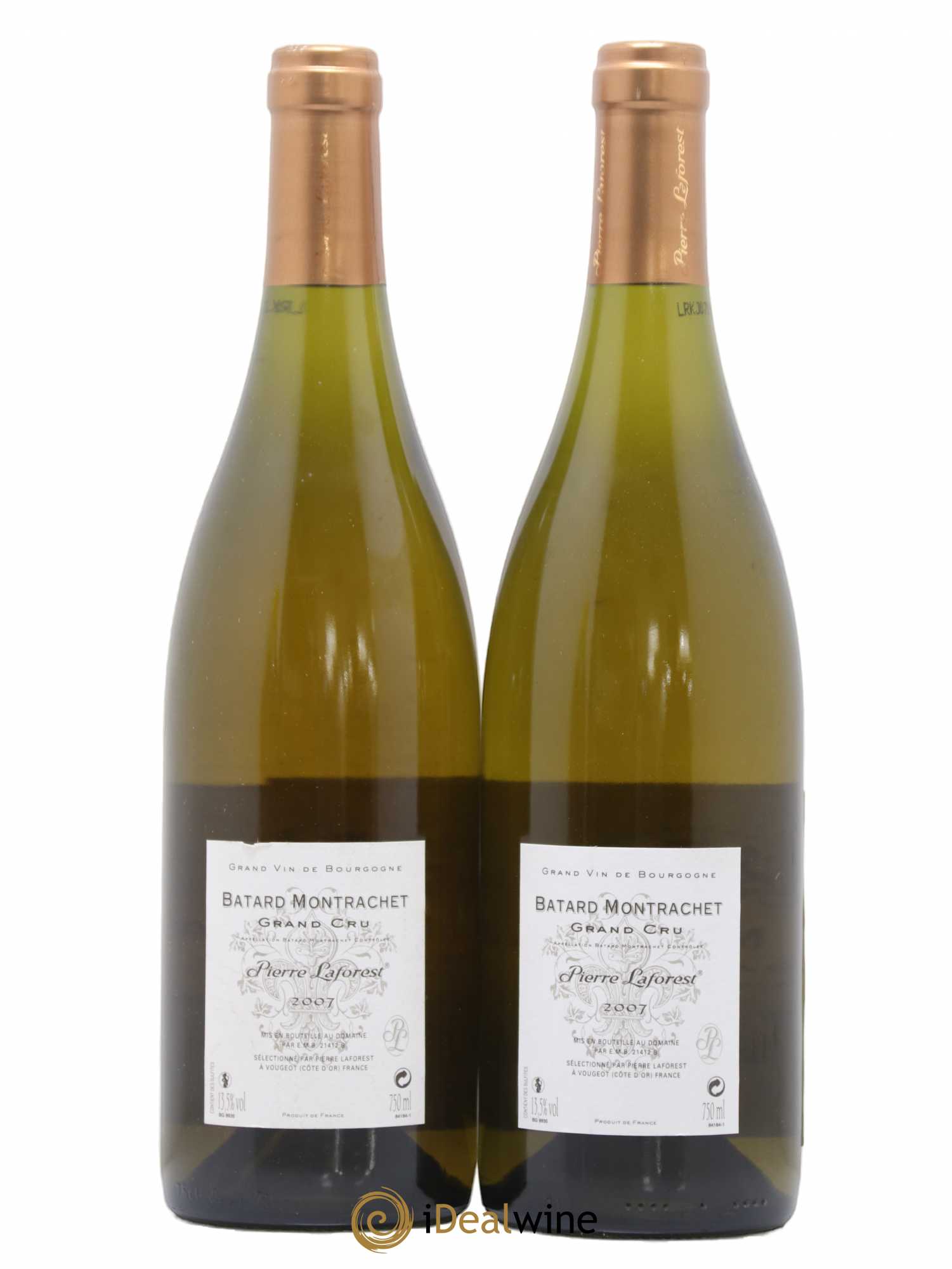 Bâtard-Montrachet Grand Cru Pierre Laforest (sans prix de réserve) 2007 - Posten von 2 Flaschen - 1