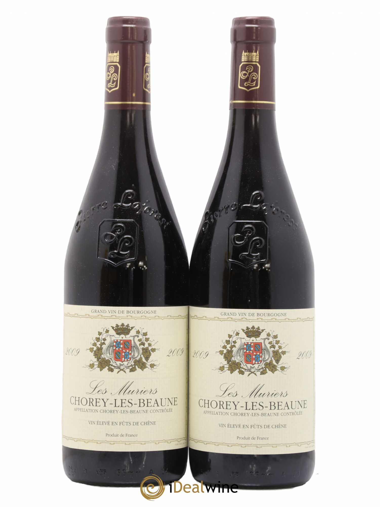 Chorey-lès-Beaune Muriers Pierre Laforest 2009 - Posten von 2 Flaschen - 0
