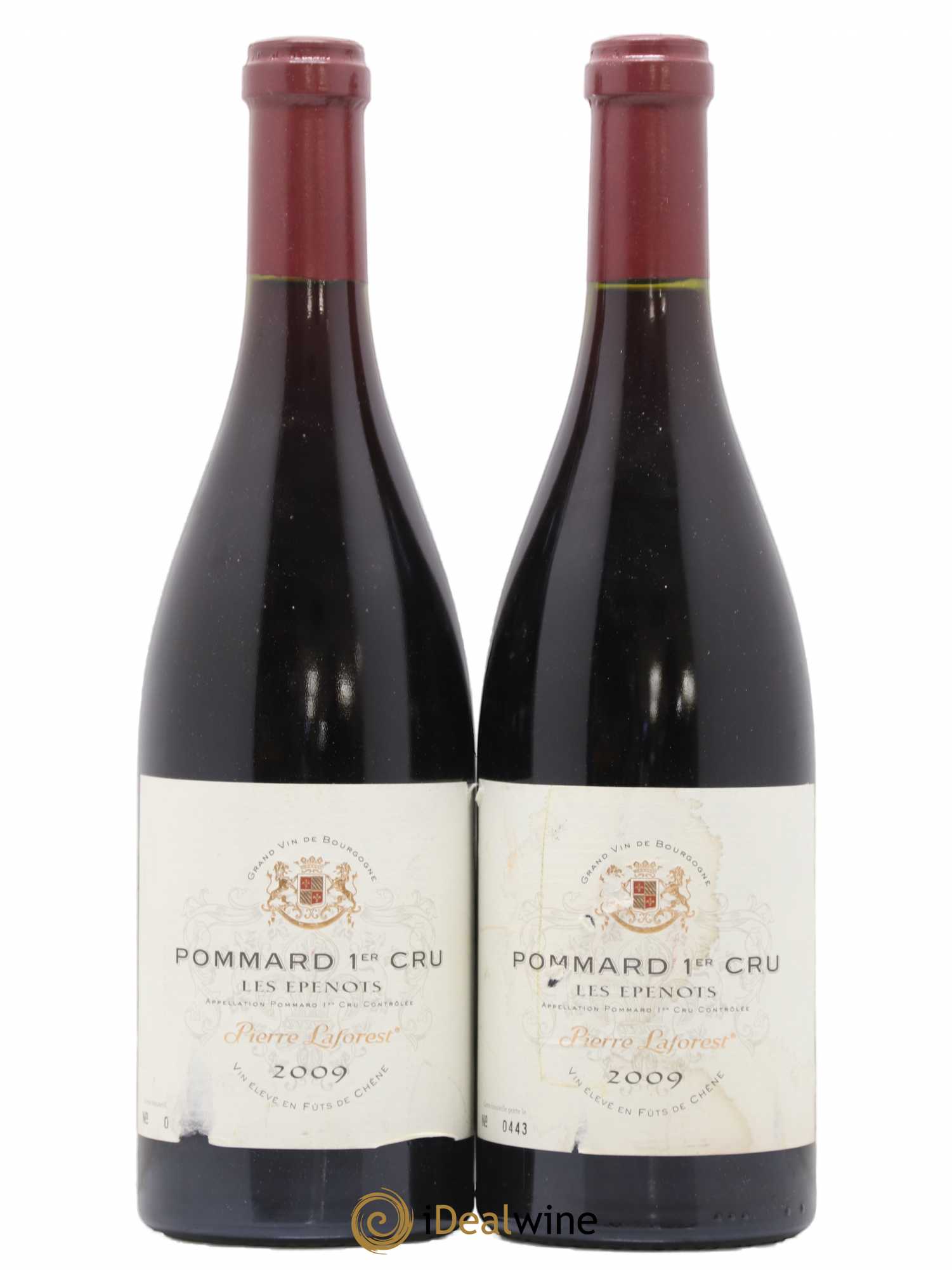 Pommard 1er Cru Les Epenots Pierre Laforest 2009 - Posten von 2 Flaschen - 0