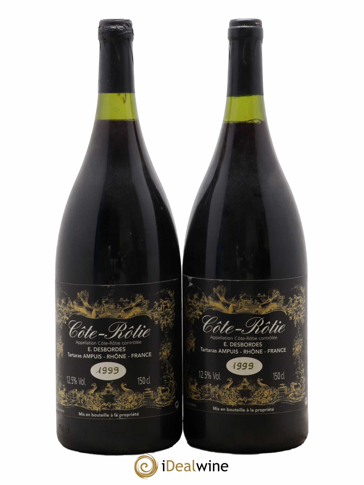 Côte-Rôtie Domaine E Desbordes 1999 - Posten von 2 Magnum - 0