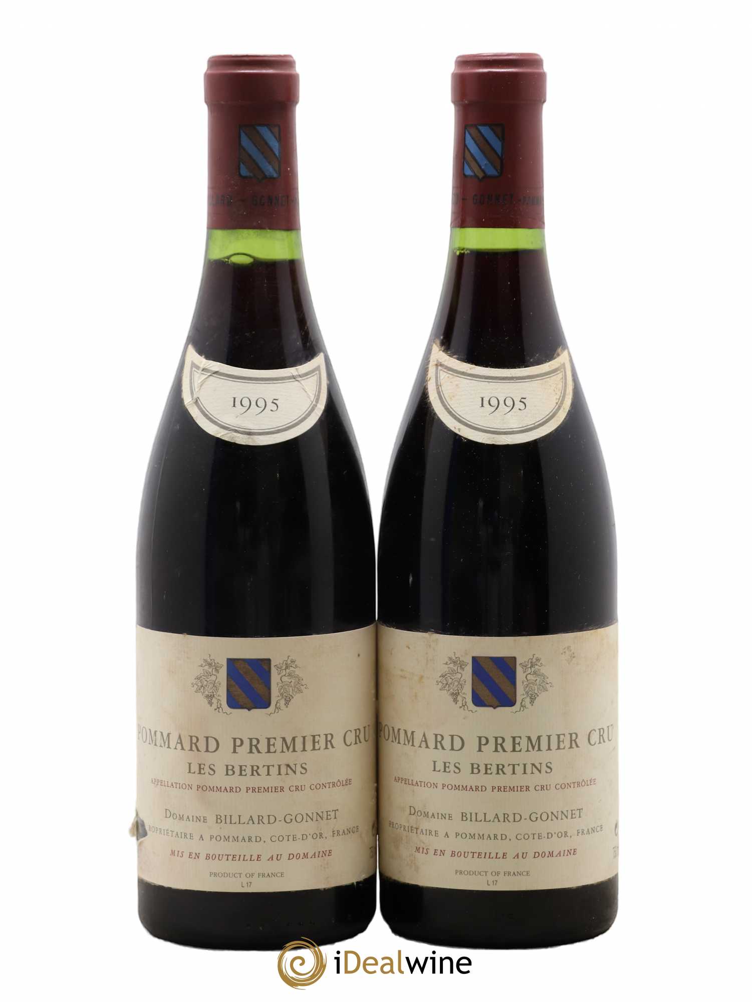 Pommard 1er Cru Les Bertins Domaine Billard Gonnet 1995 - Posten von 2 Flaschen - 0