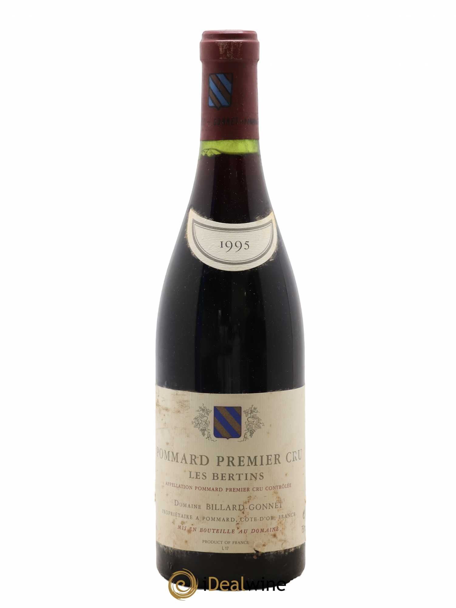 Pommard 1er Cru Les Bertins Domaine Billard Gonnet 1995 - Posten von 1 Flasche - 0