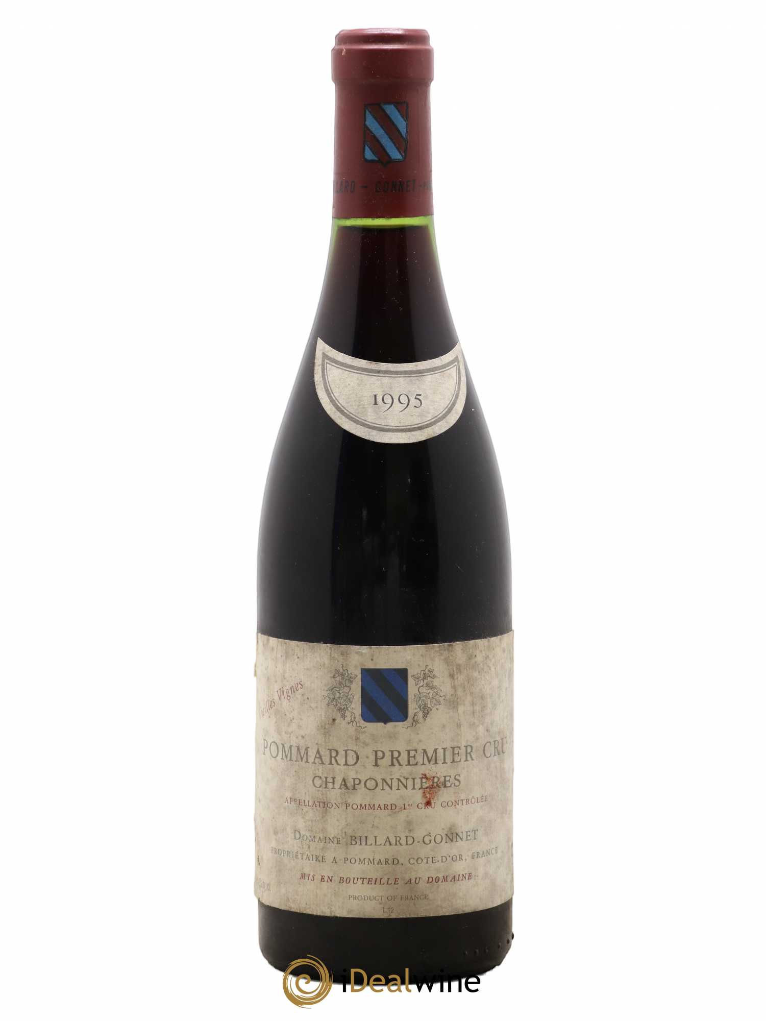 Pommard 1er Cru Chaponnieres Vieilles vignes Domaine Billard Gonnet 1995 - Posten von 1 Flasche - 0