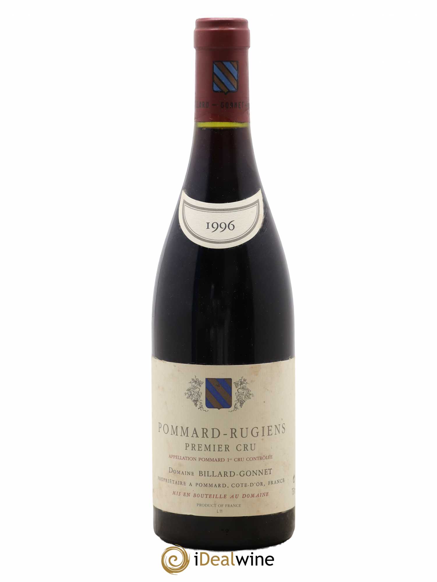 Pommard 1er Cru Rugiens Billard Gonnet 1996 - Lot de 1 bouteille - 0