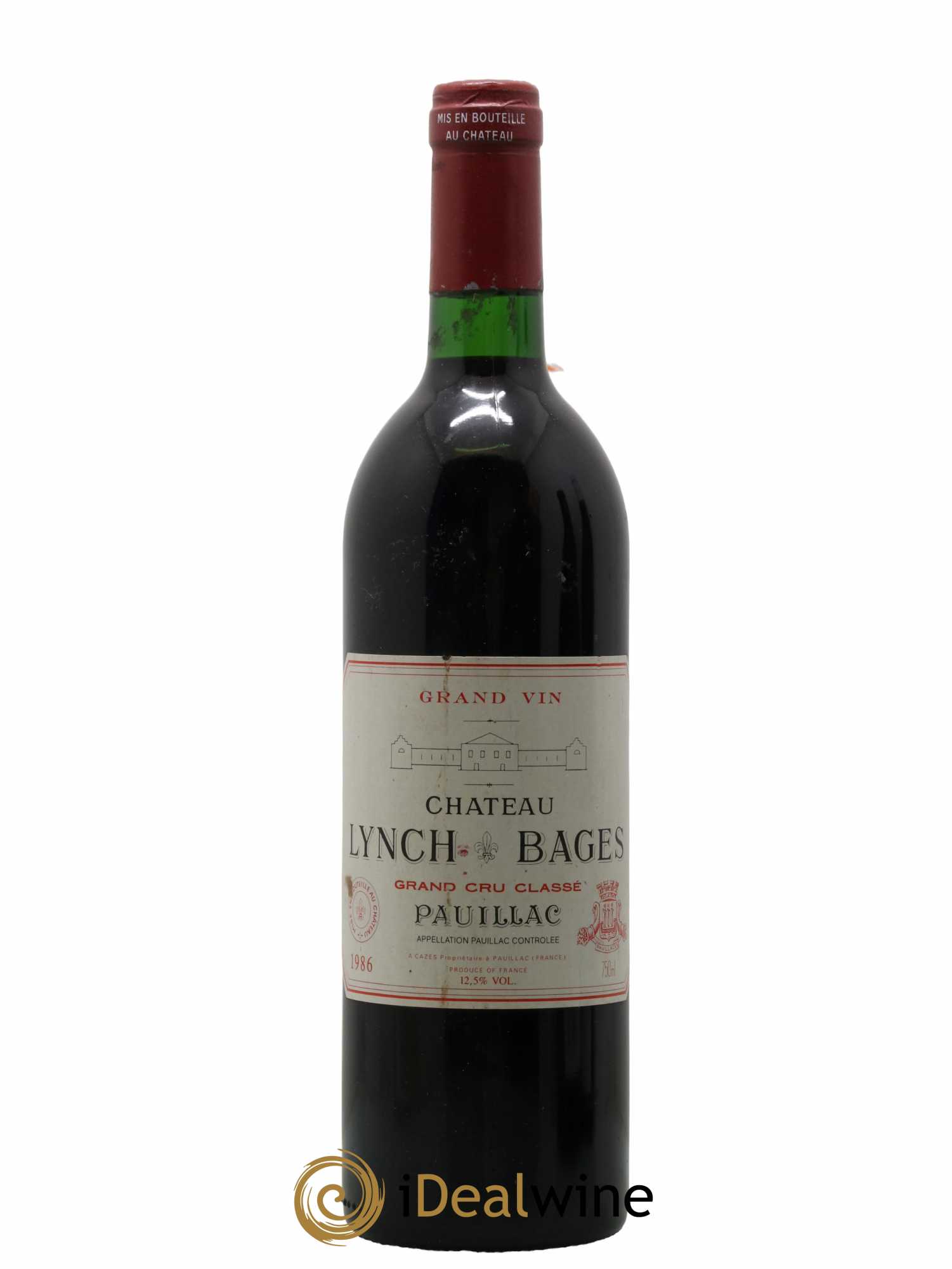 Château Lynch Bages 5ème Grand Cru Classé 1986 - Lot de 1 bouteille - 0