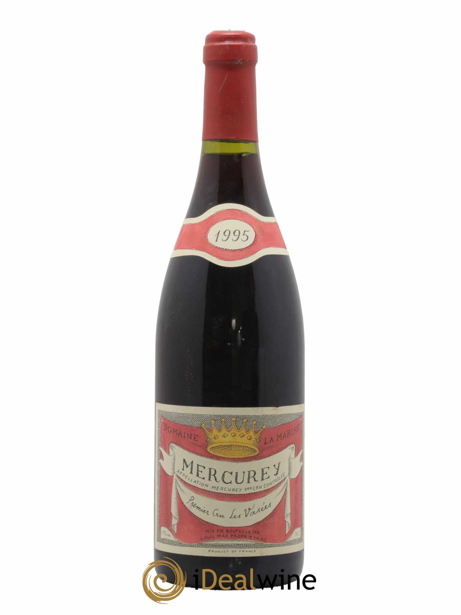 Mercurey 1er Cru Les Vasees Domaine La Marche 1995 - Lot de 1 bouteille - 0