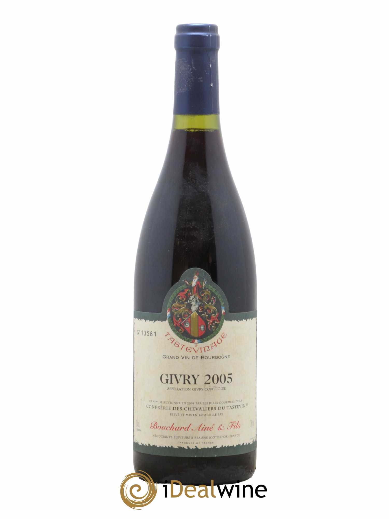 Givry Bouchard Ainé & Fils Tastevinage 2005 - Lot de 1 bouteille - 0