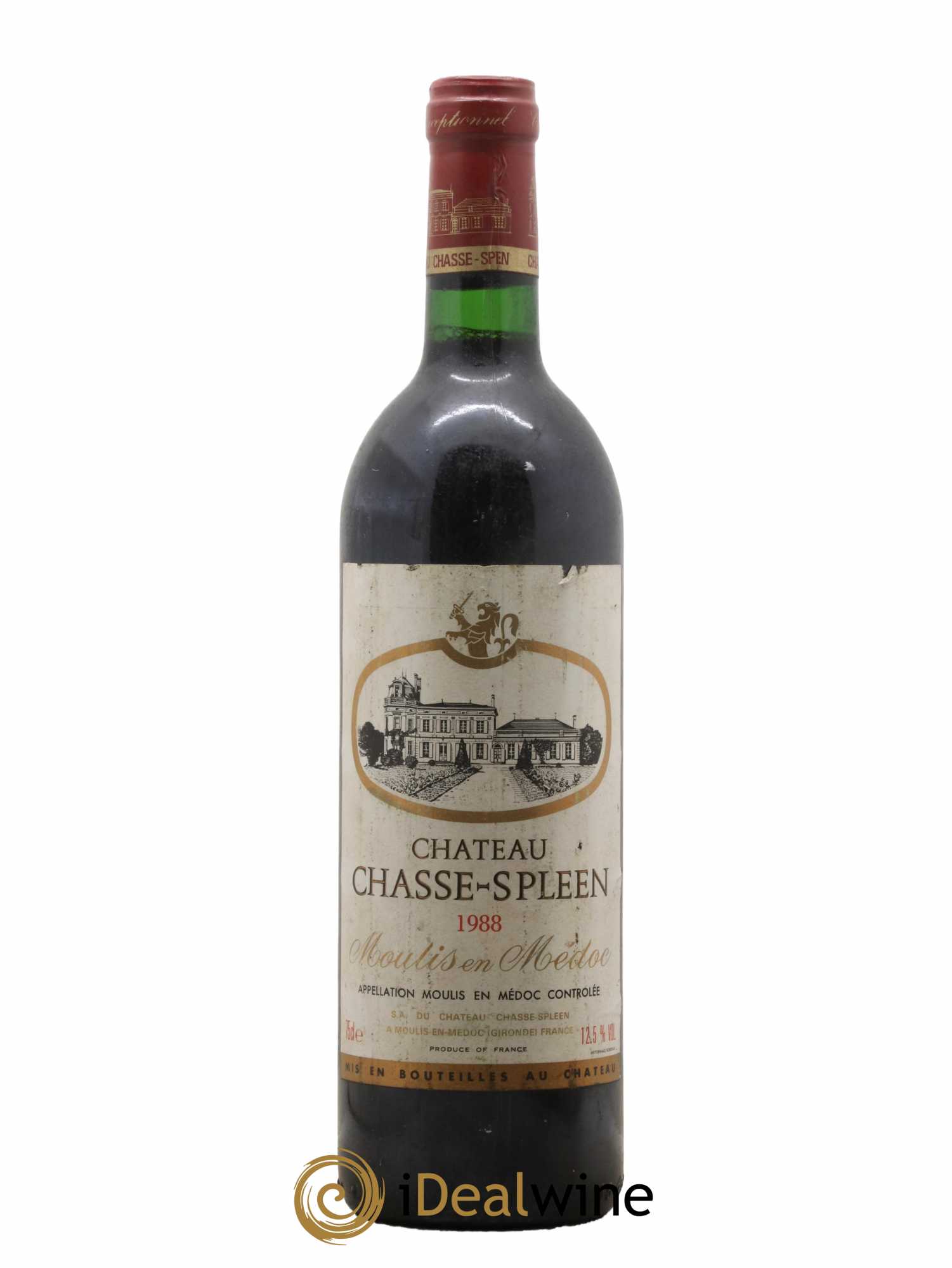 Château Chasse Spleen 1988 - Lot de 1 bouteille - 0