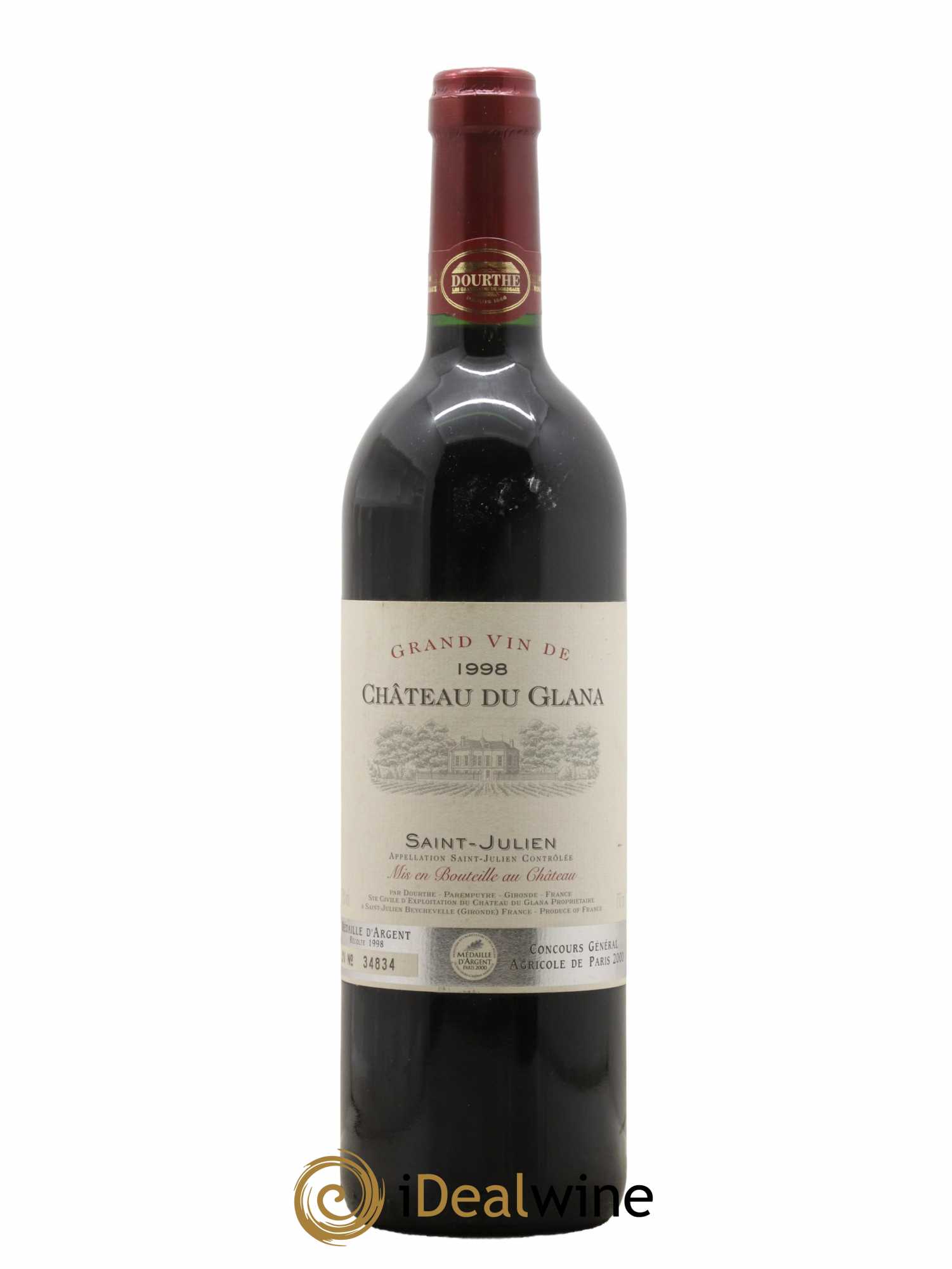 Château du Glana 1998 - Lot de 1 bouteille - 0