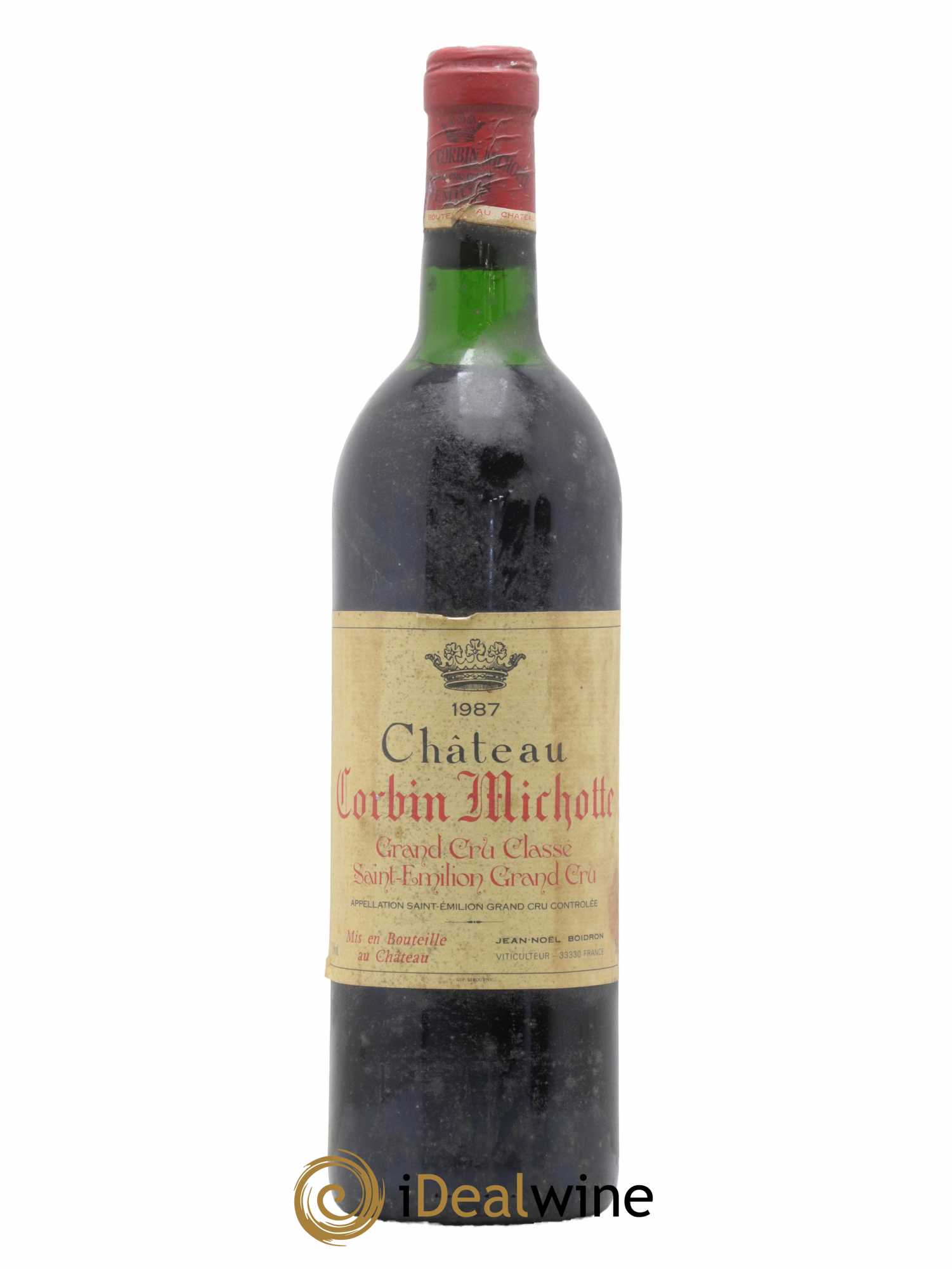 Château Corbin Michotte Grand Cru Classé 1987 - Lot de 1 bouteille - 0