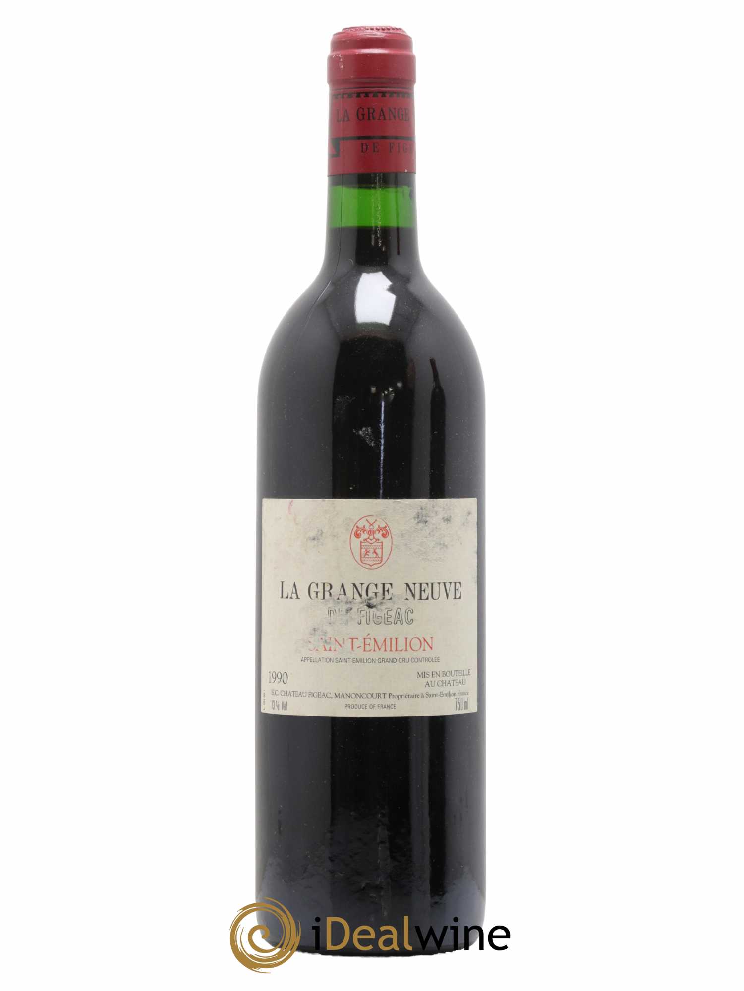 Château La Grange Neuve de Figeac 1990 - Lot de 1 bouteille - 0