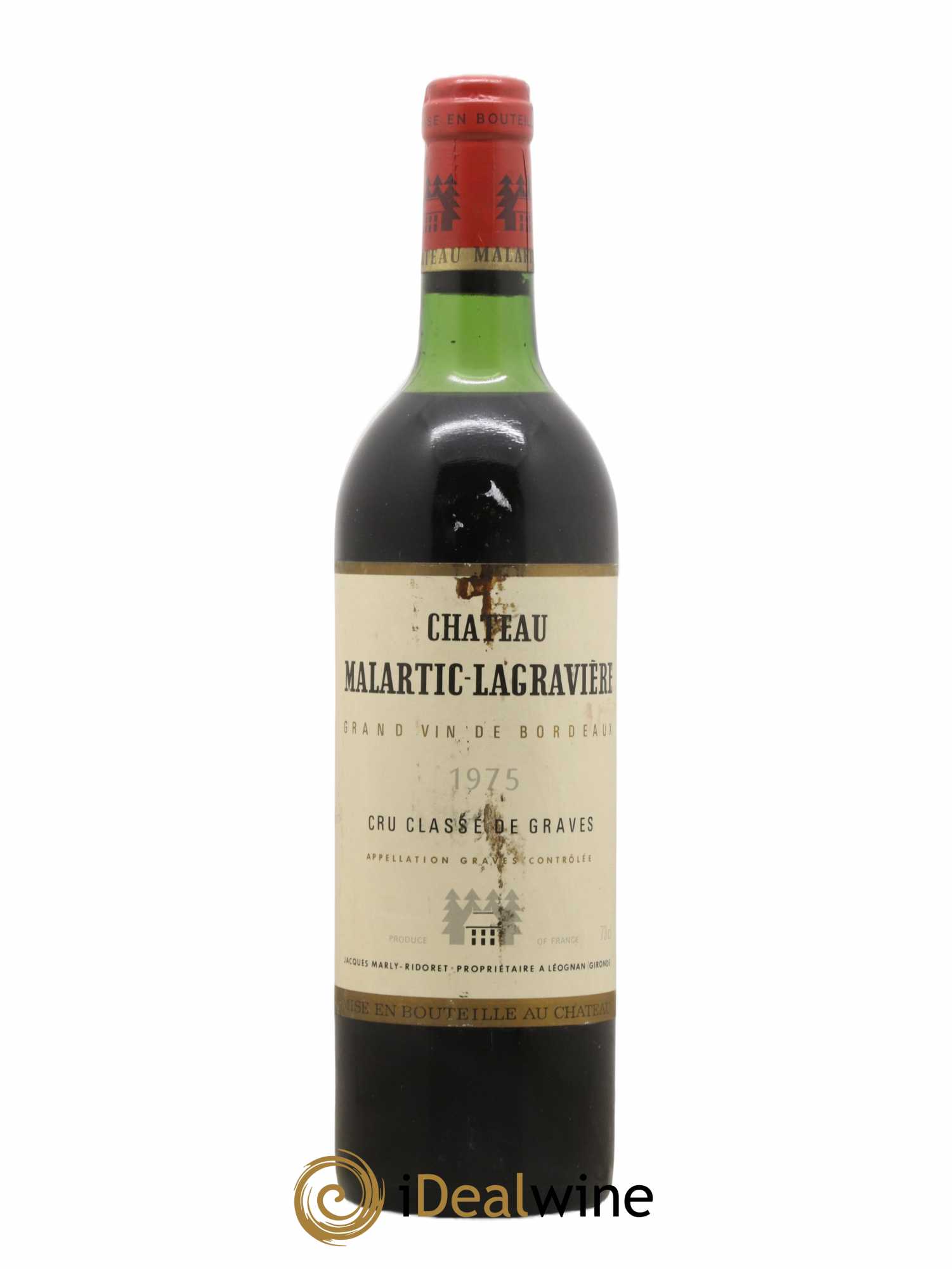 Château Malartic-Lagravière Cru Classé de Graves 1975 - Lot of 1 bottle - 0