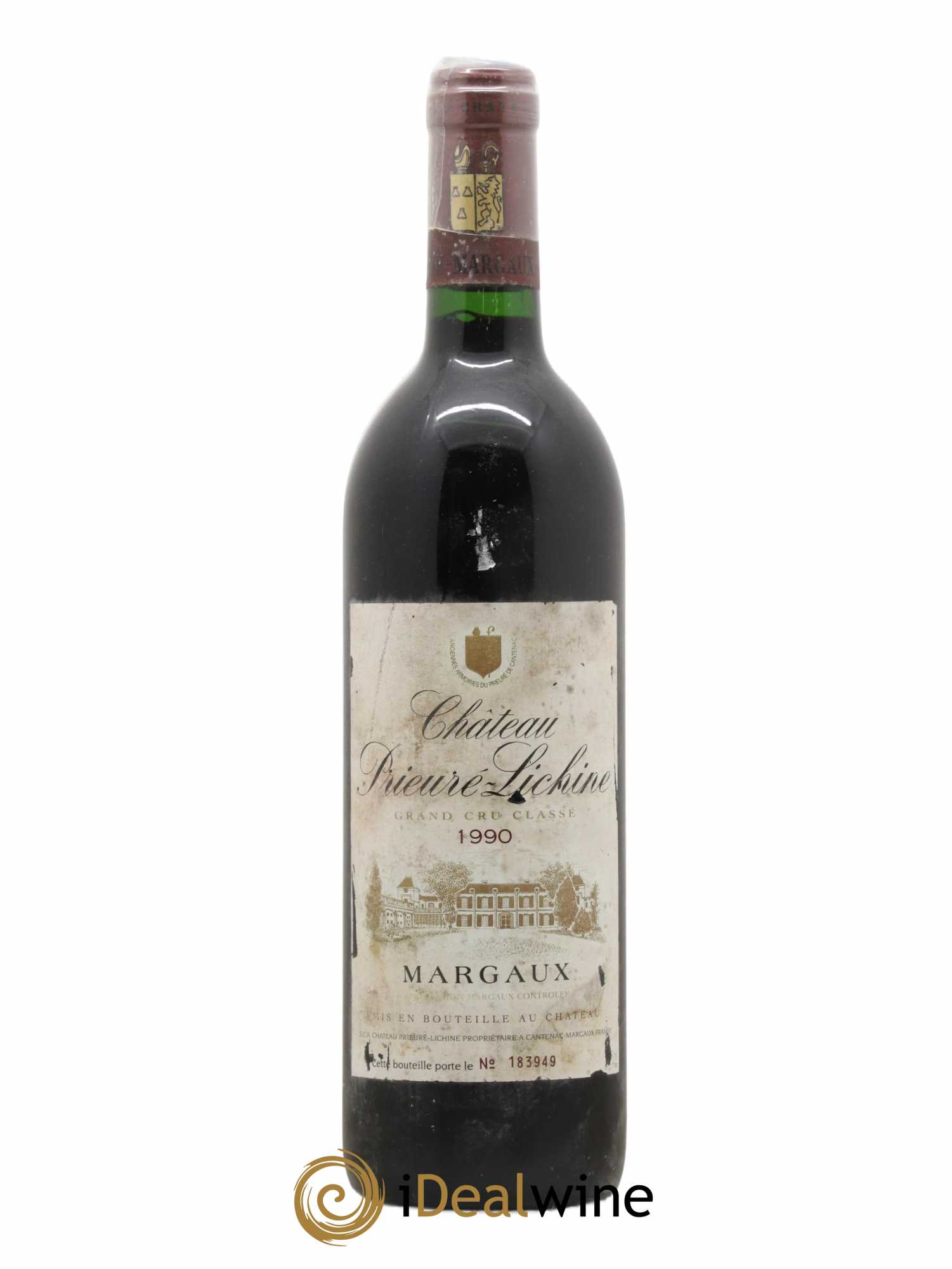 Château Prieuré Lichine 4ème Grand Cru Classé 1990 - Lot of 1 bottle - 0