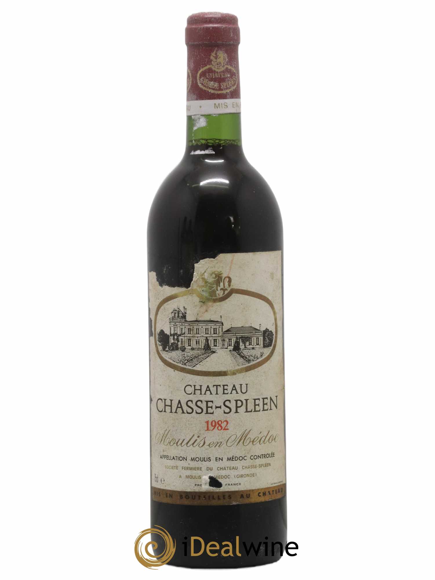Château Chasse Spleen 1982 - Lot de 1 bouteille - 0