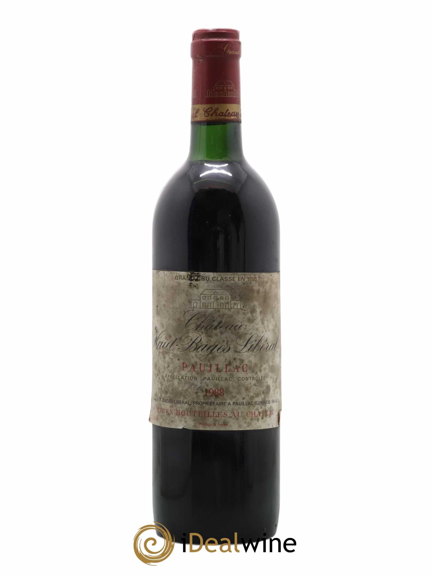 Château Haut Bages Libéral 5ème Grand Cru Classé 1988 - Lot de 1 bouteille - 0
