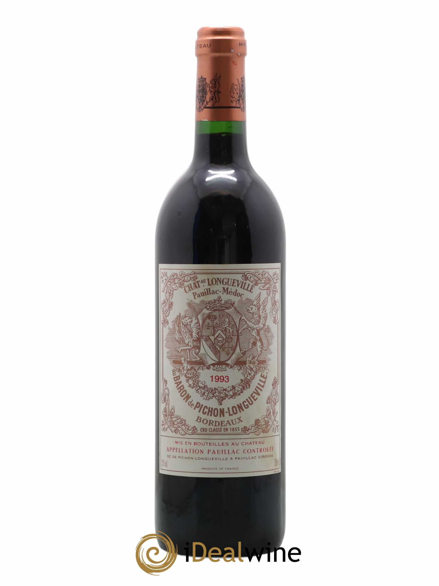 Pichon Longueville Baron 2ème Grand Cru Classé 1993 - Lot de 1 bouteille - 0