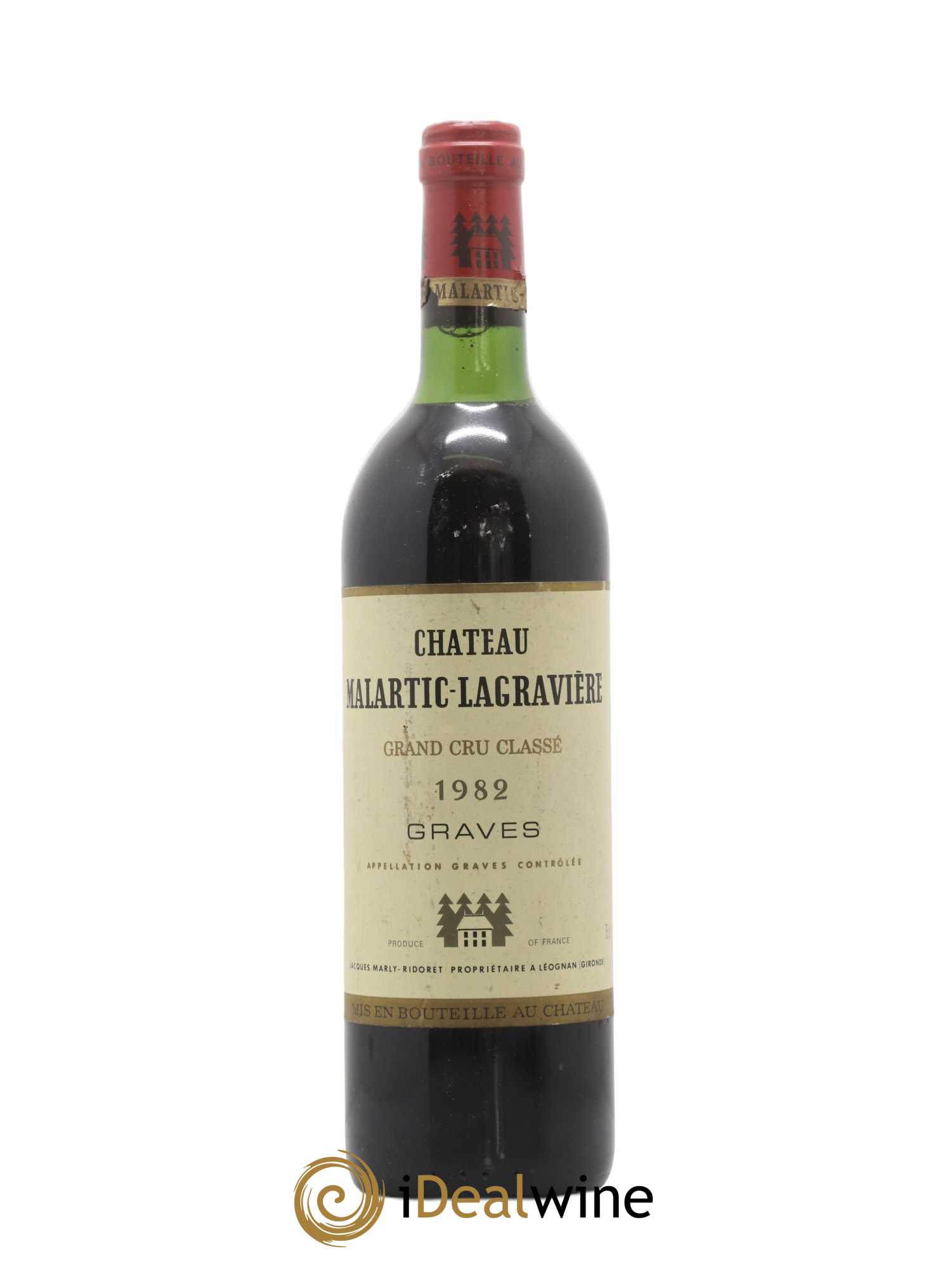 Château Malartic-Lagravière Cru Classé de Graves 1982 - Lot de 1 bouteille - 0