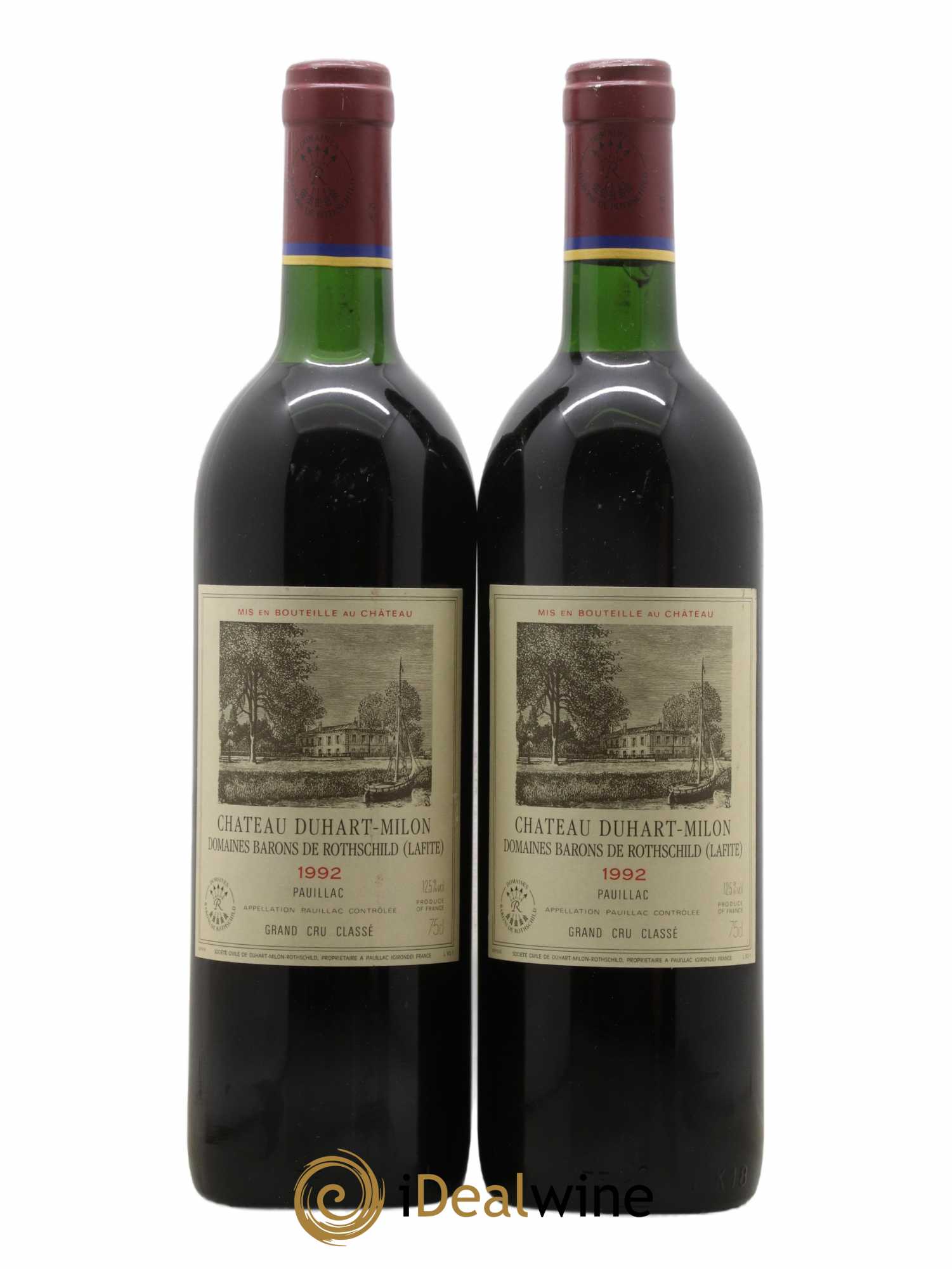 Château Duhart-Milon 4ème Grand Cru Classé 1992 - Lot de 2 bouteilles - 0