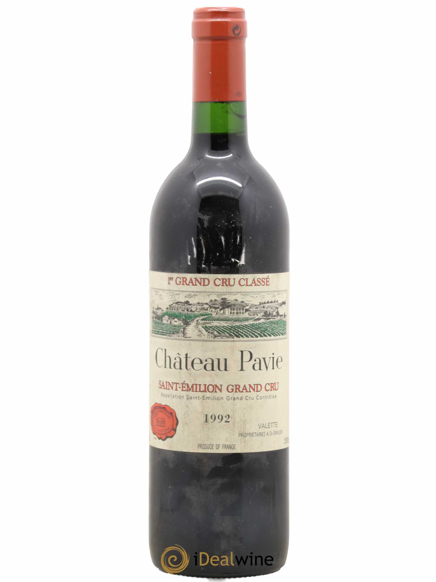 Château Pavie 1er Grand Cru Classé A 1992 - Lot de 1 bouteille - 0