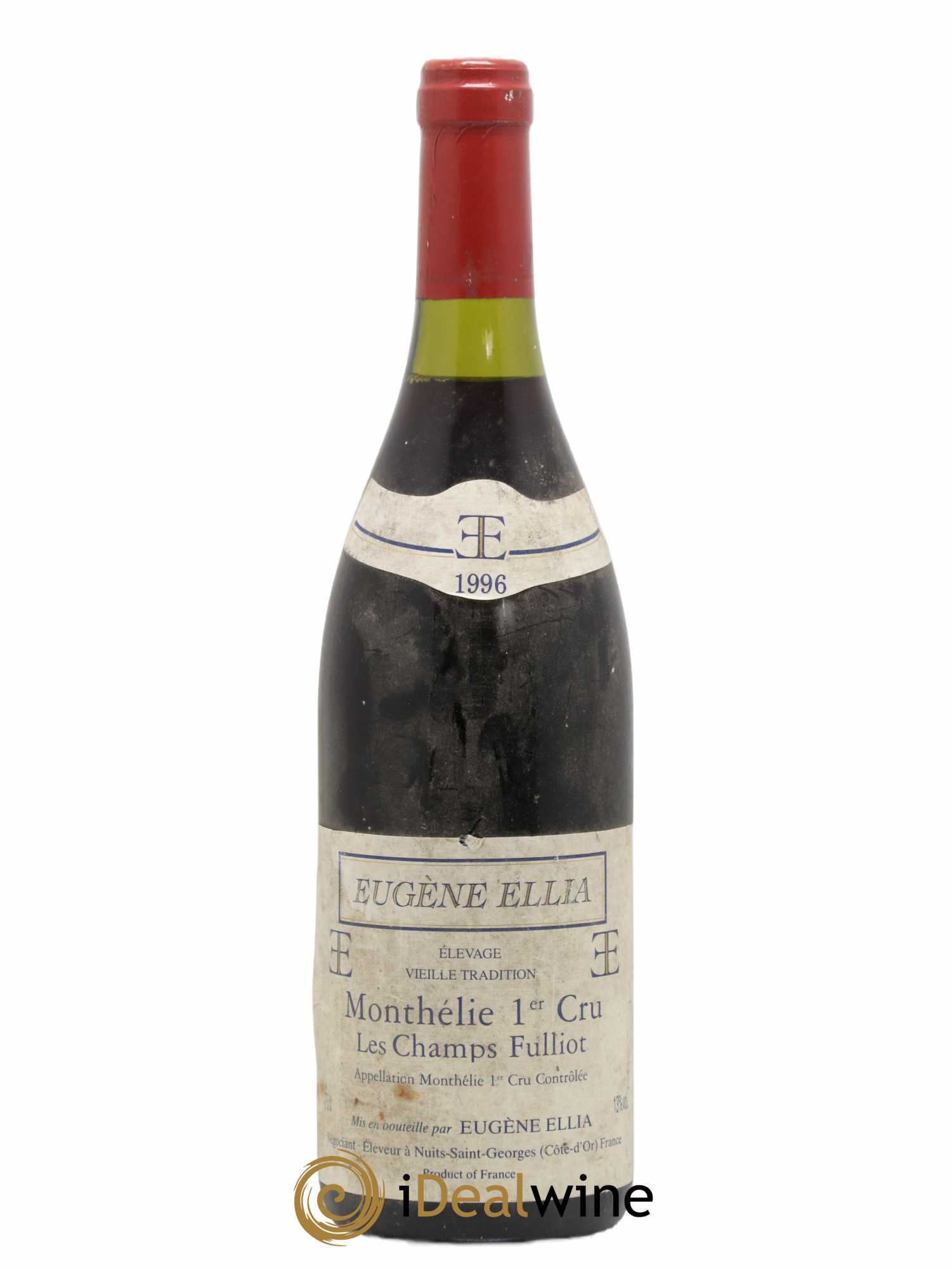 Monthélie 1er Cru Les Champs Fulliot Eugene Ellia 1996 - Lot de 1 bouteille - 0