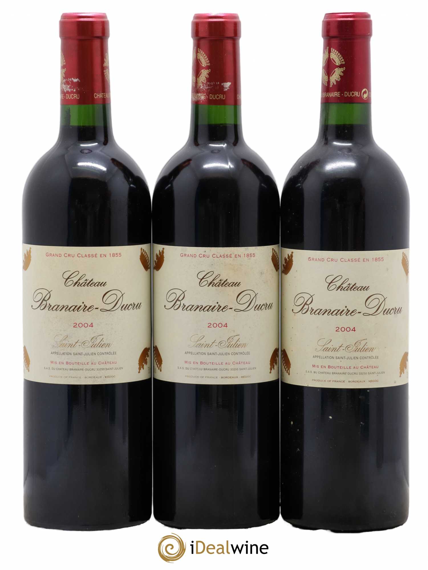 Château Branaire Ducru 4ème Grand Cru Classé 2004 - Lot de 6 bouteilles - 2
