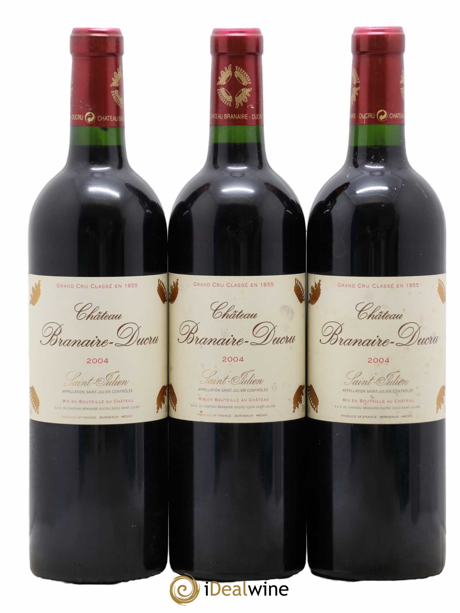 Château Branaire Ducru 4ème Grand Cru Classé 2004 - Lot de 12 bouteilles - 4
