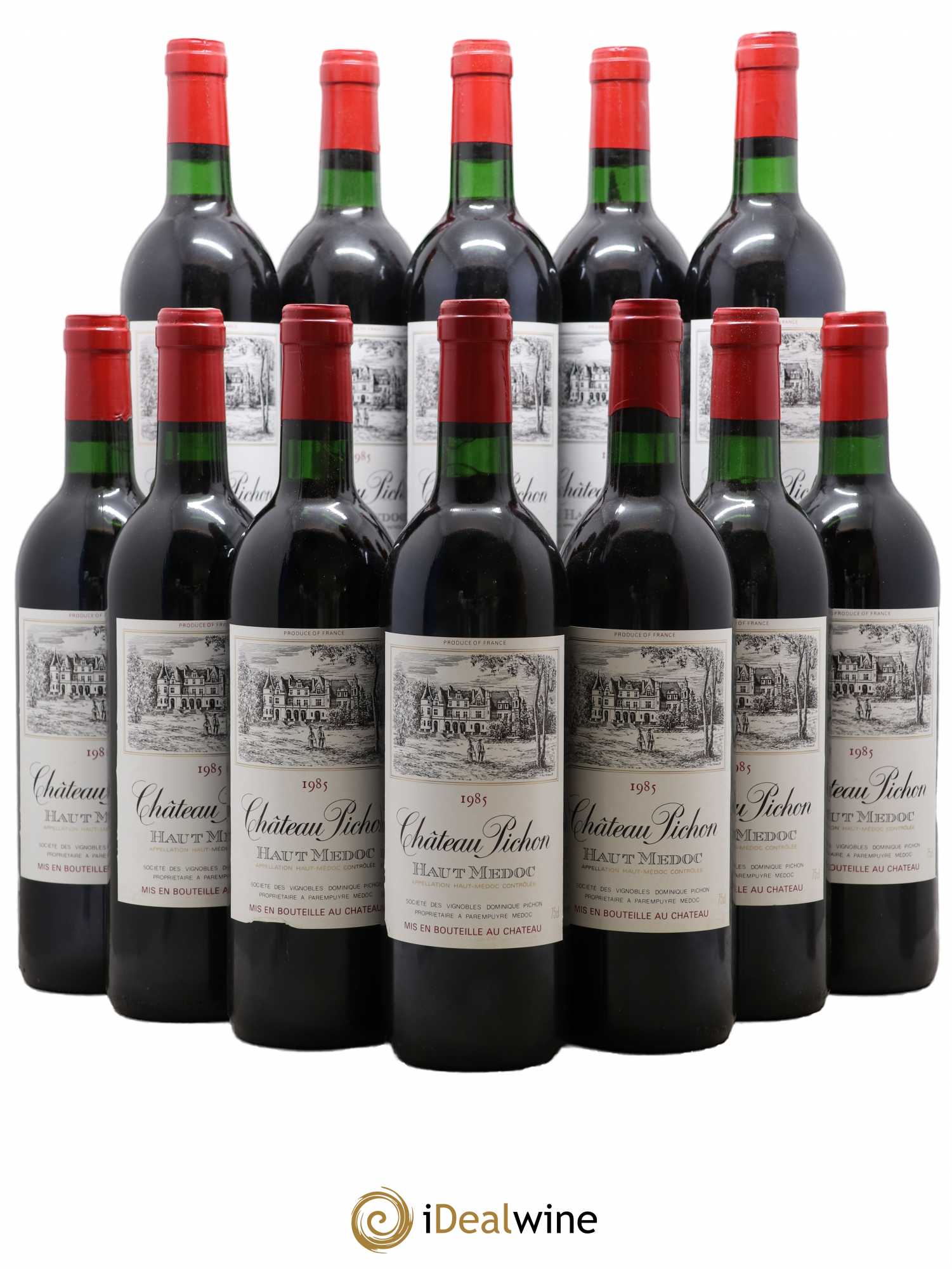 Haut Médoc Château Pichon 1985 - Lot de 12 bouteilles - 0