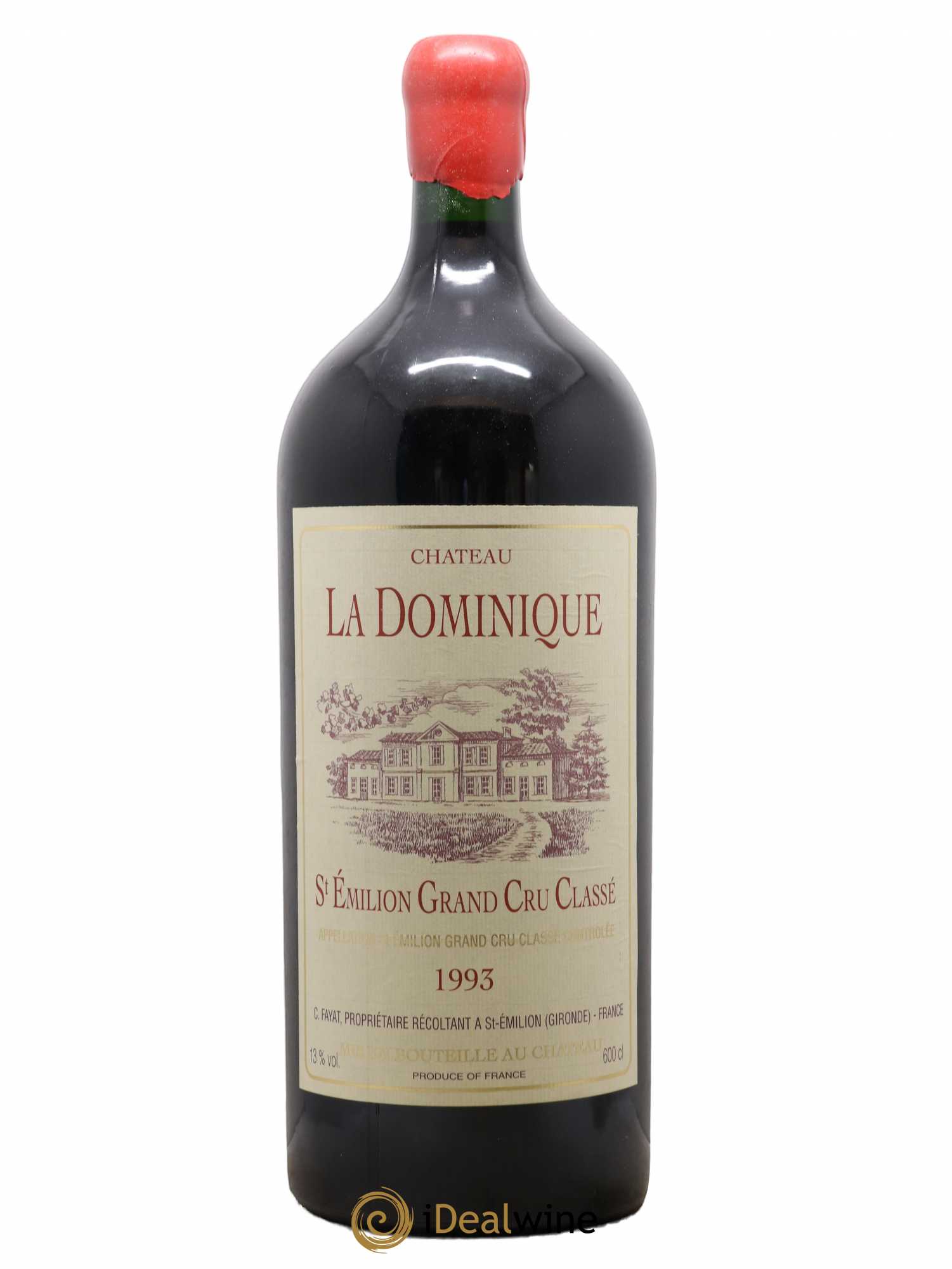 Château la Dominique Grand Cru Classé 1993 - Lot de 1 jeroboam - 0