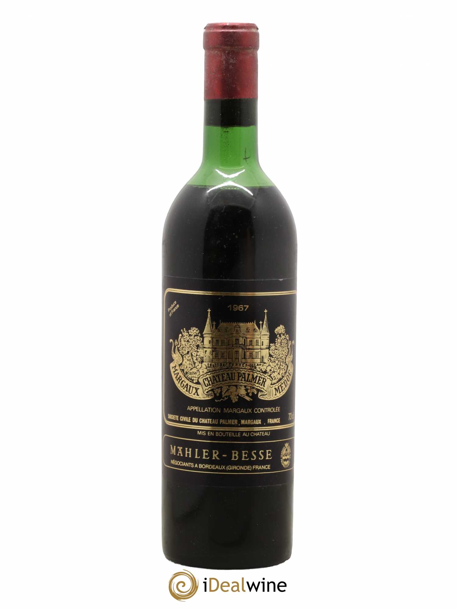 Château Palmer 3ème Grand Cru Classé 1967 - Lot de 1 bouteille - 0