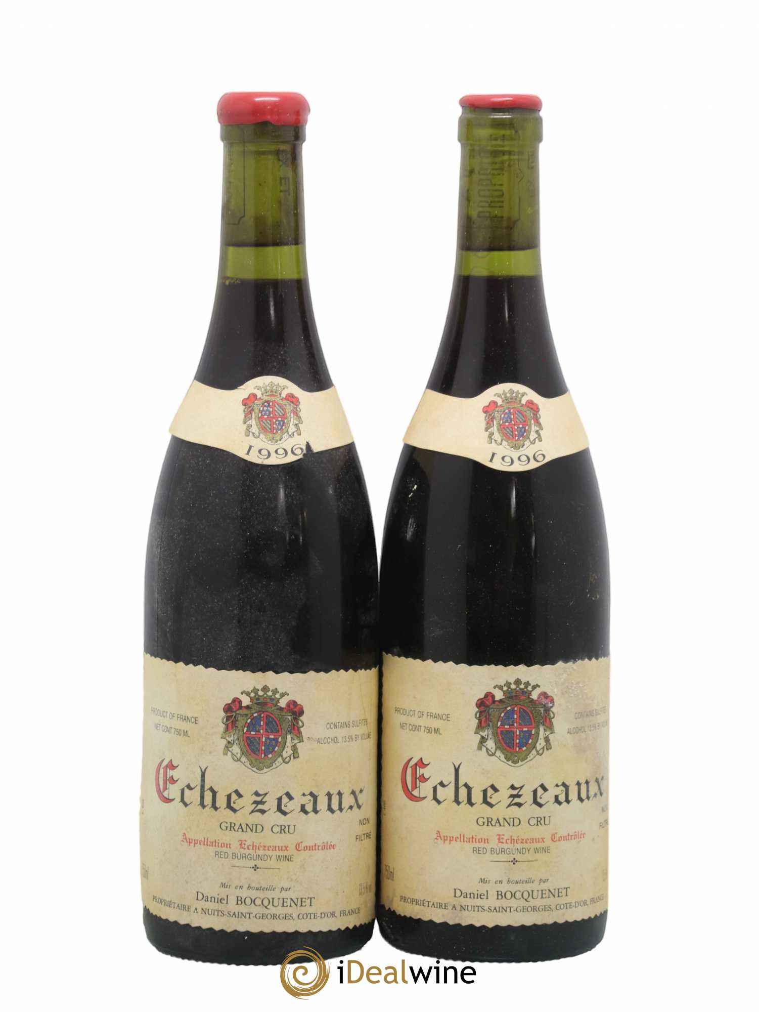 Echezeaux Grand Cru Daniel Bocquenet 1996 - Lot de 2 bouteilles - 0