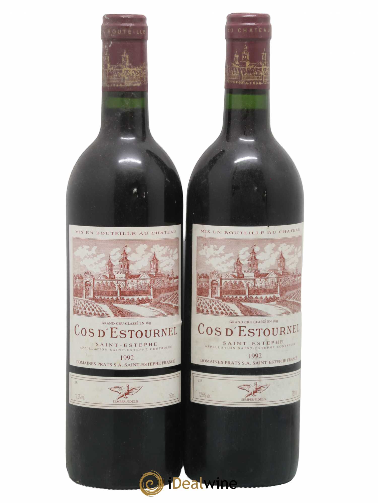 Cos d'Estournel 2ème Grand Cru Classé 1992 - Lot de 2 bouteilles - 0