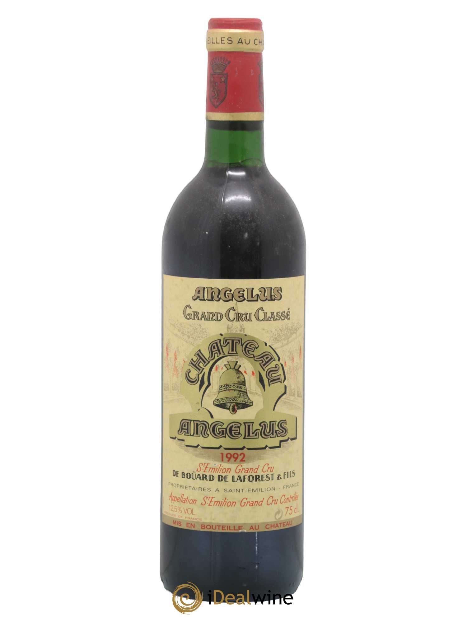 Château Angélus 1er Grand Cru Classé A 1992 - Lot de 1 bouteille - 0