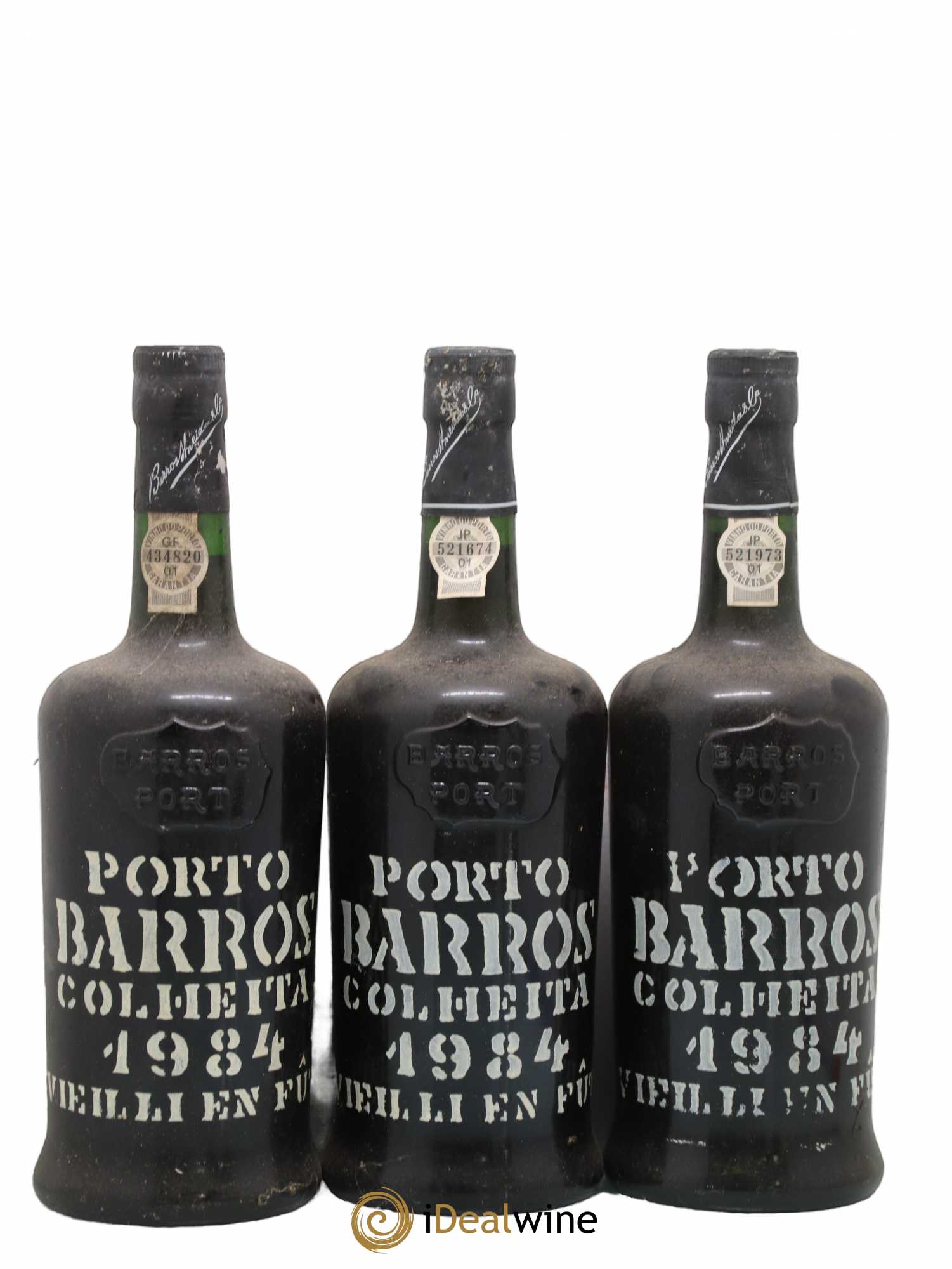 Porto Barros Colheita 1984 - Lot de 3 bouteilles - 0