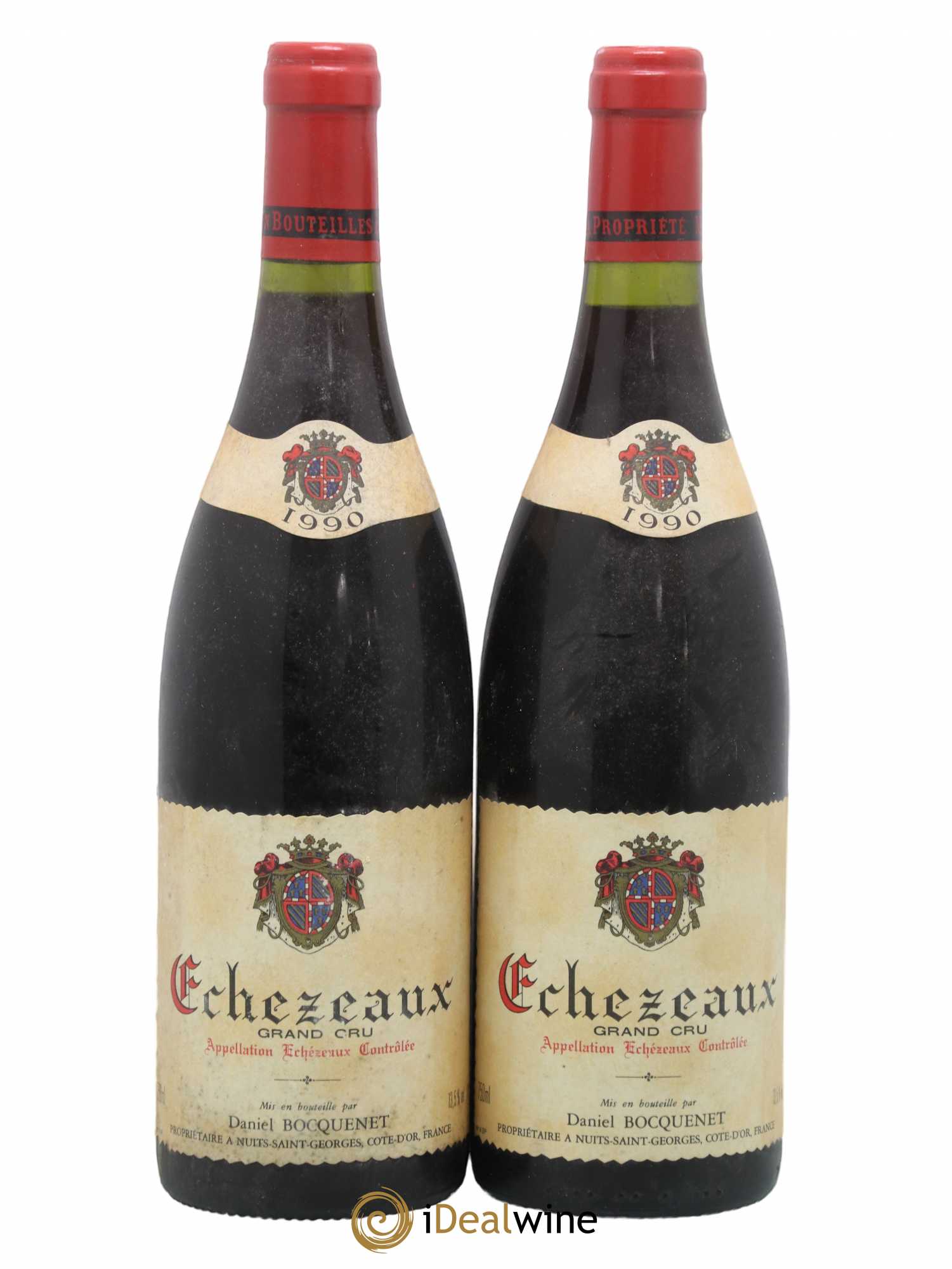 Echezeaux Grand Cru Daniel Bocquenet 1990 - Lot de 2 bouteilles - 0