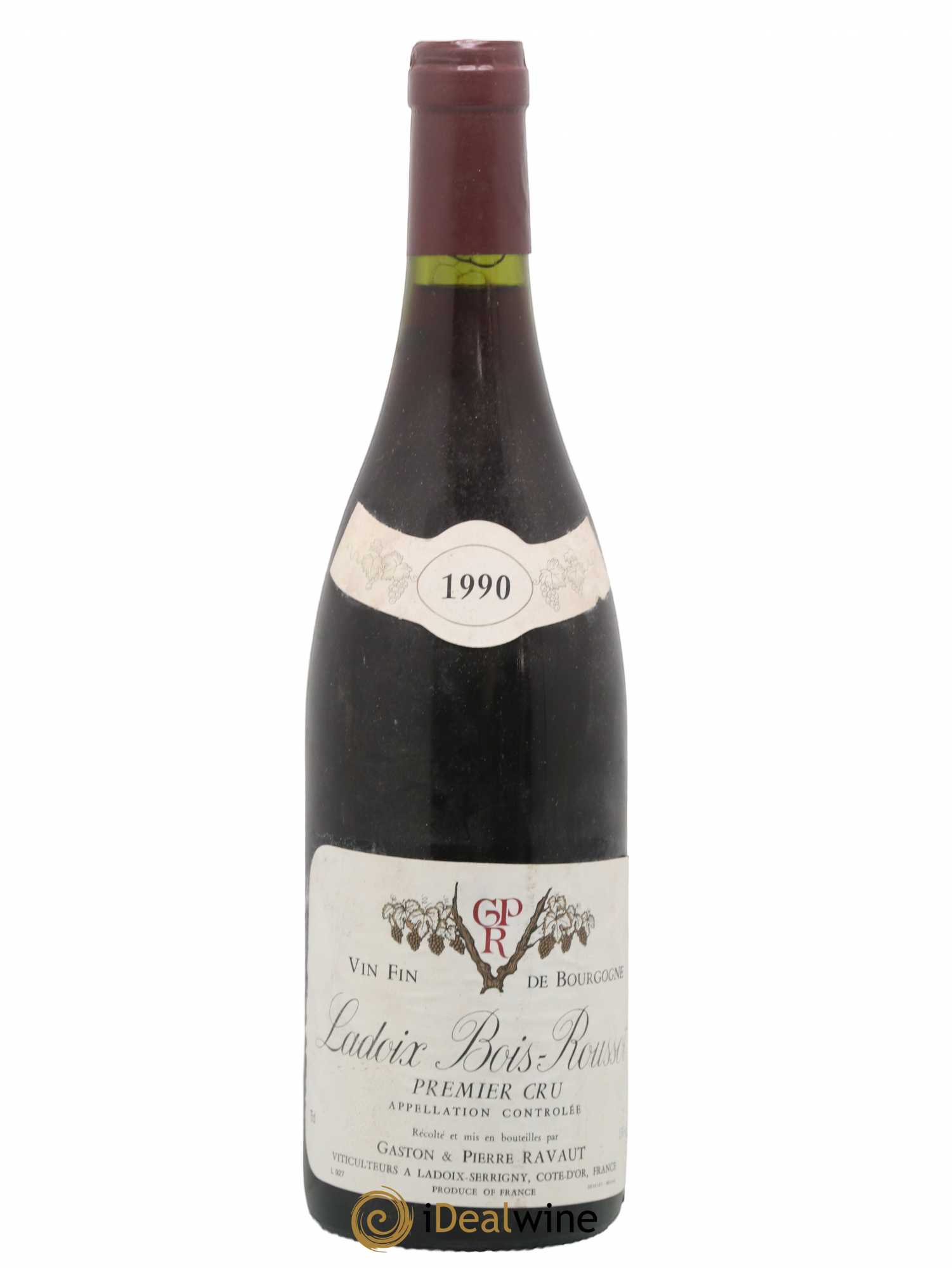 Ladoix 1er Cru Bois Roussot Ravaut 1990 - Lot de 1 bouteille - 0