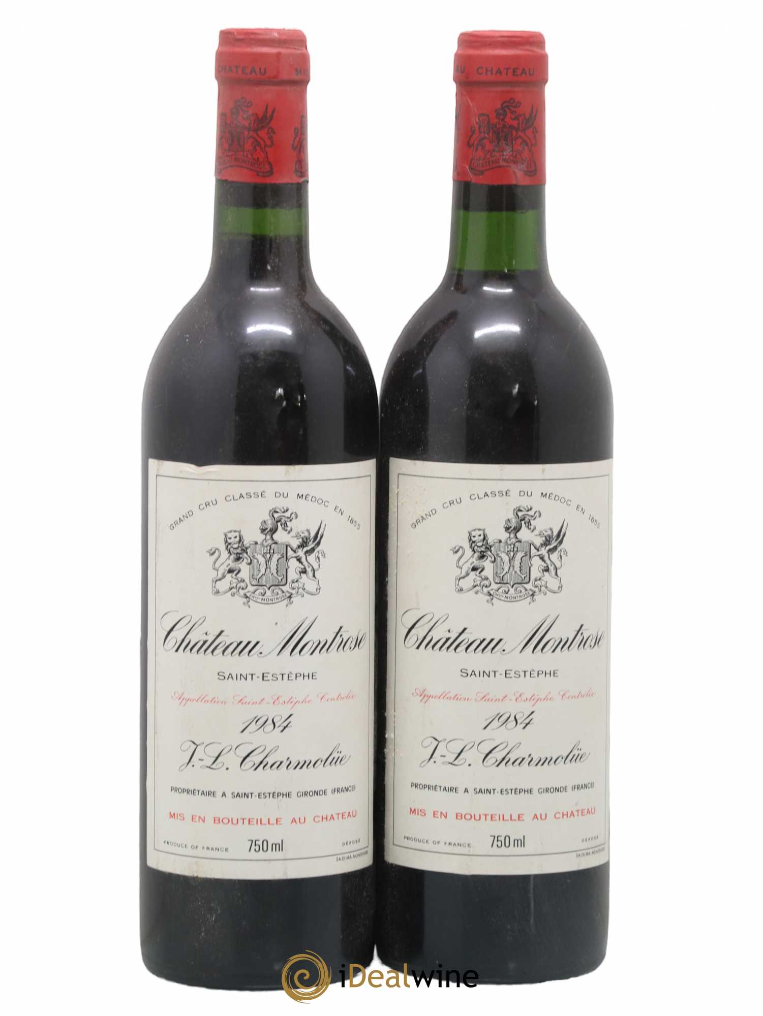Château Montrose 2ème Grand Cru Classé 1984 - Lot de 2 bouteilles - 0