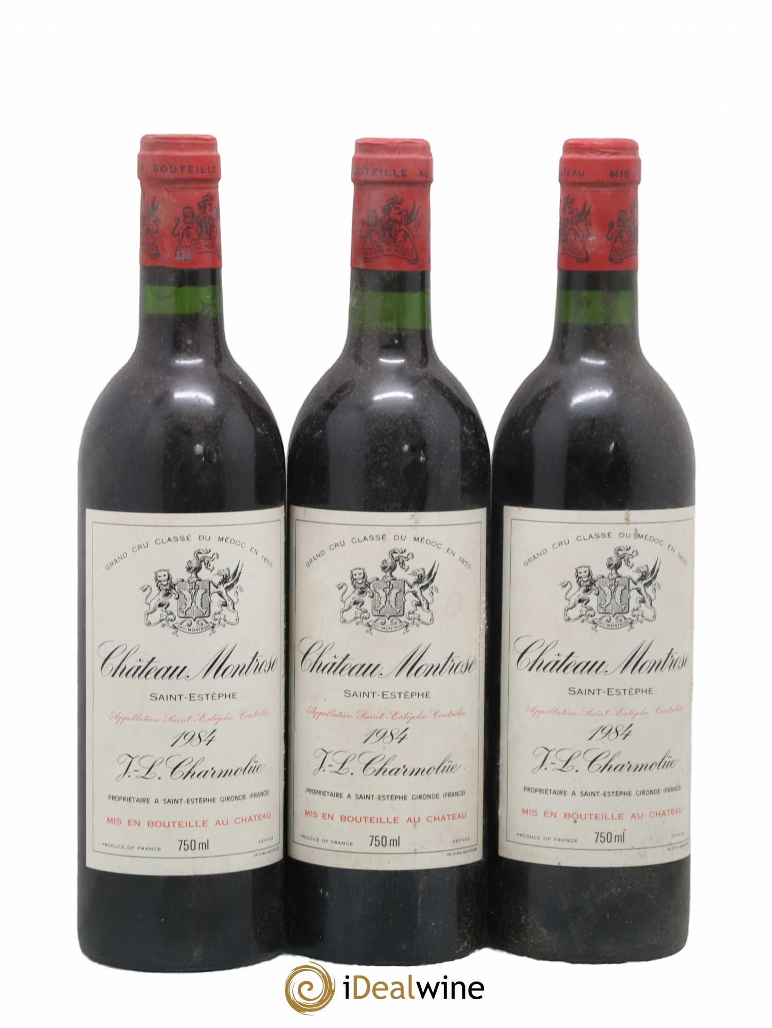 Château Montrose 2ème Grand Cru Classé 1984 - Lot de 3 bouteilles - 0