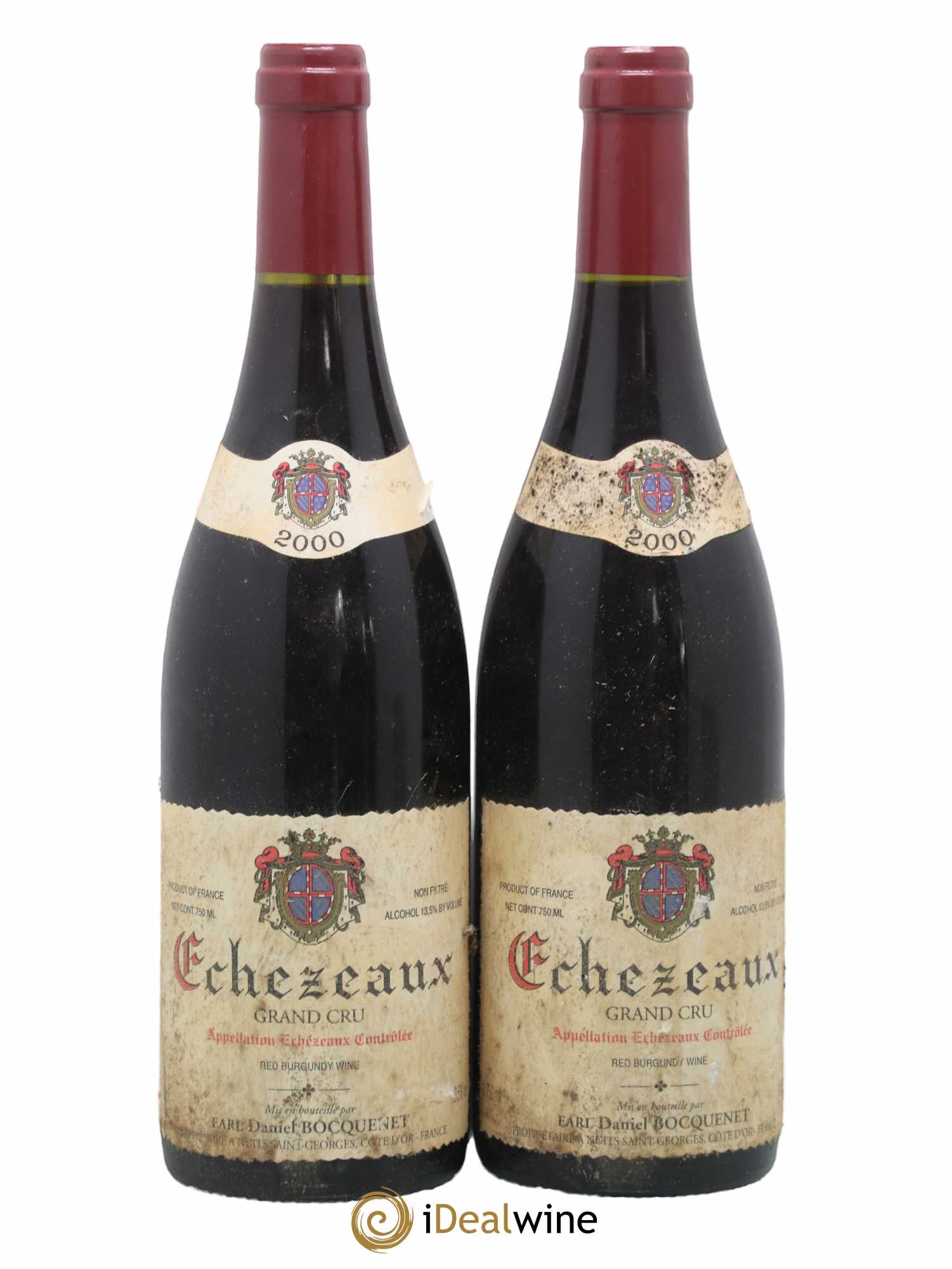 Echezeaux Grand Cru Daniel Bocquenet 2000 - Lot de 2 bouteilles - 0