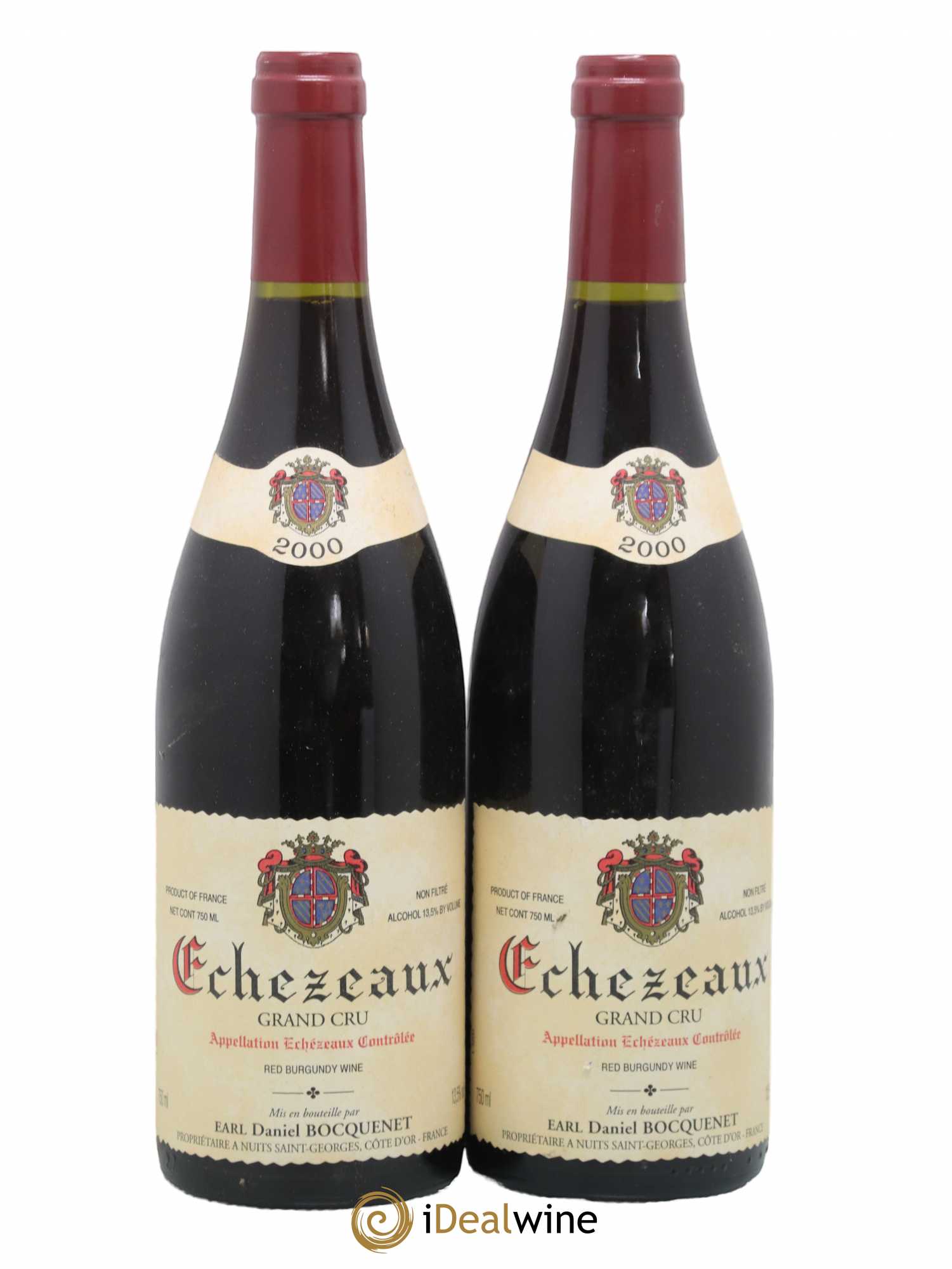 Echezeaux Grand Cru Daniel Bocquenet 2000 - Lot de 2 bouteilles - 0