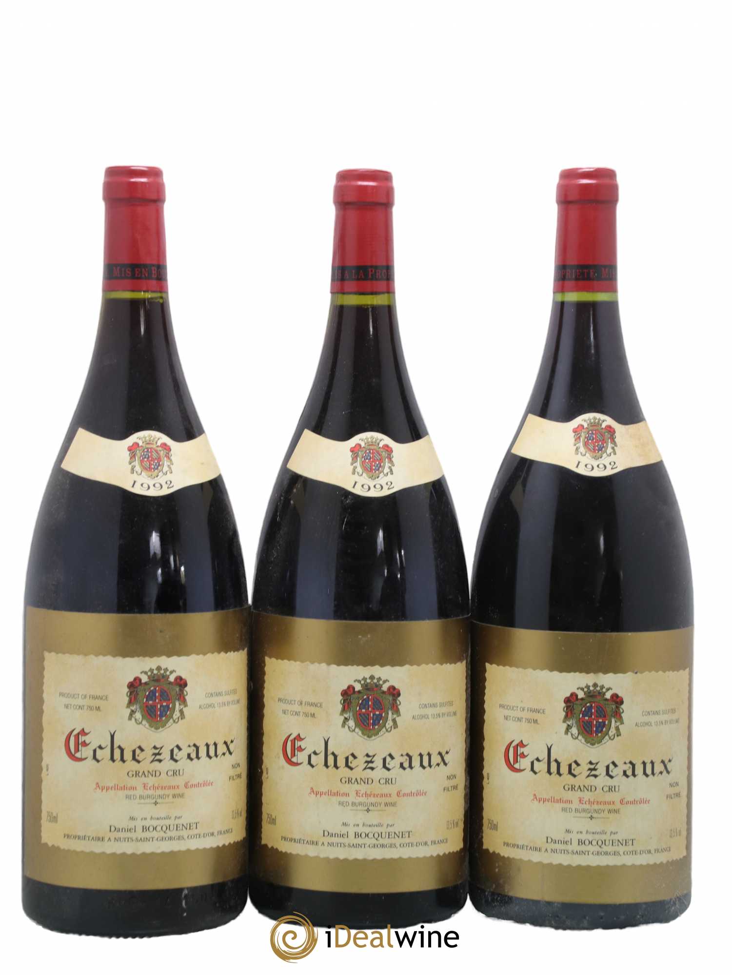Echezeaux Grand Cru Daniel Bocquenet 1992 - Lot de 3 magnums - 0
