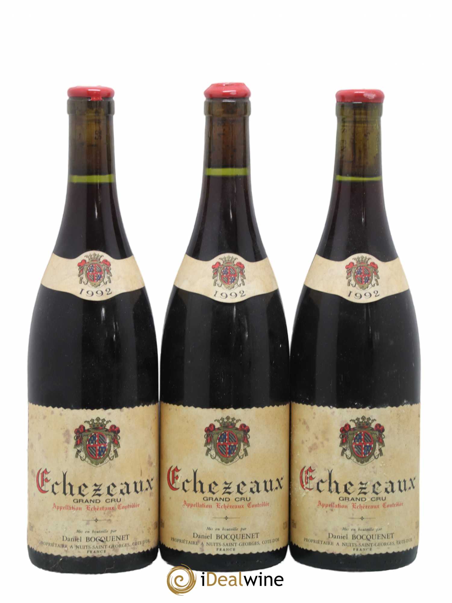 Echezeaux Grand Cru Daniel Bocquenet 1992 - Lot de 3 bouteilles - 0