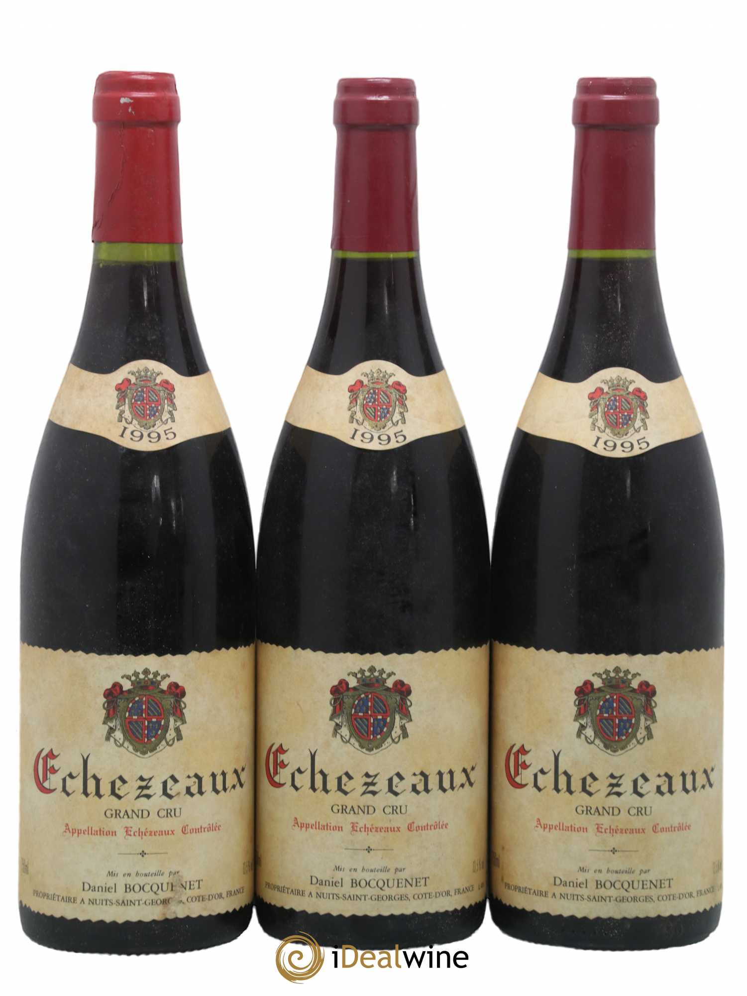 Echezeaux Grand Cru Daniel Bocquenet 1995 - Lot de 3 bouteilles - 0