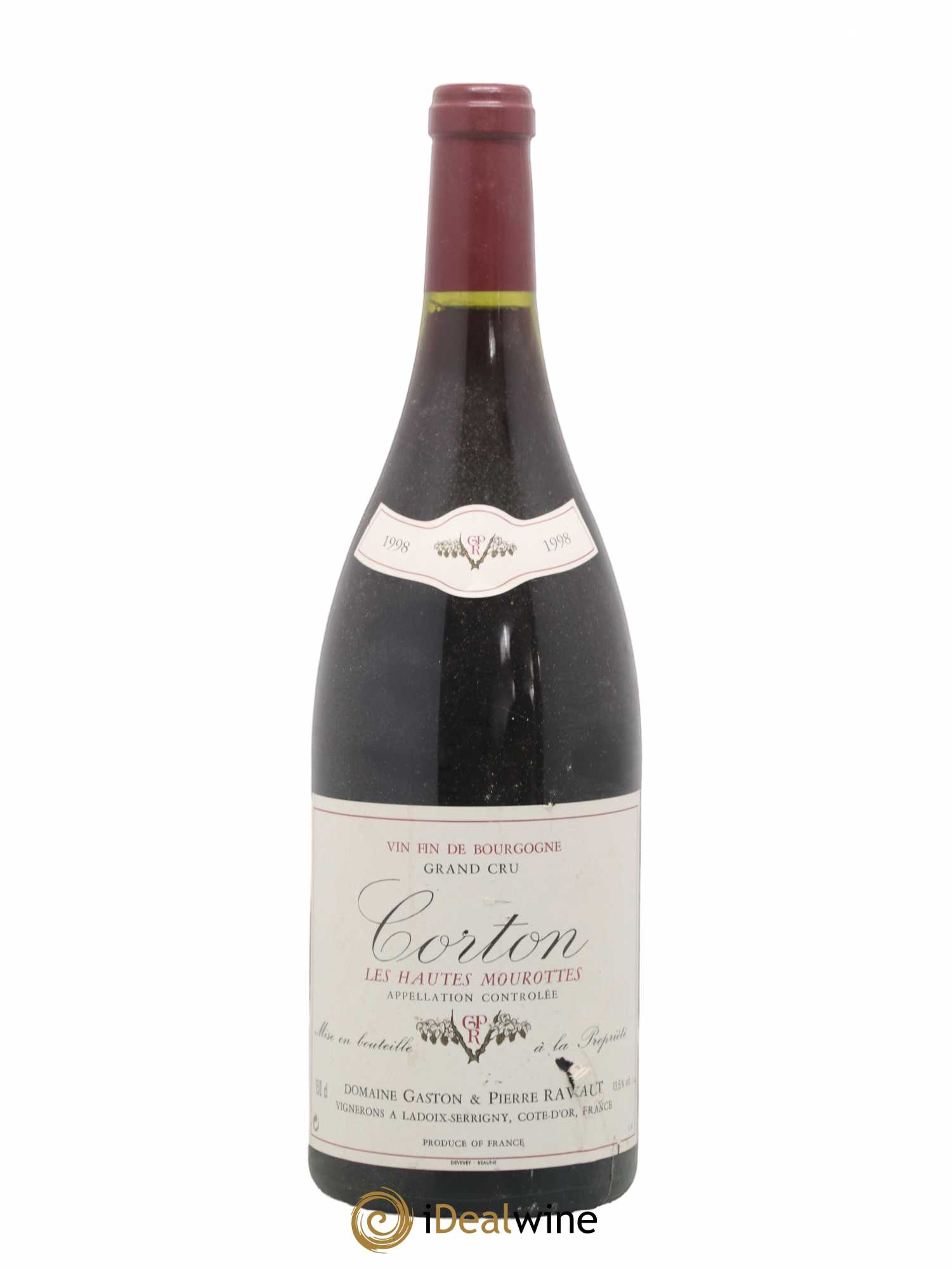 Corton Grand Cru Hautes Mourottes Ravaut 1998 - Lot de 1 magnum - 0