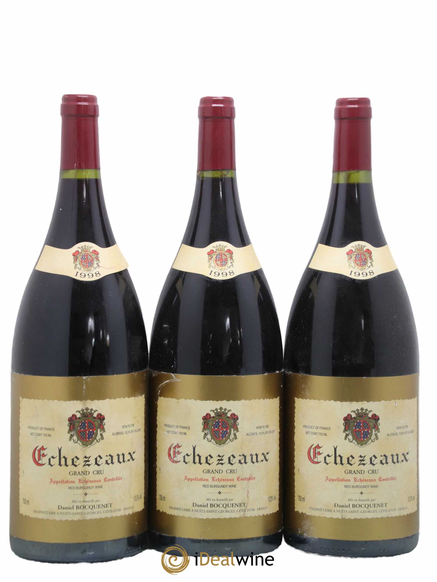 Echezeaux Grand Cru Daniel Bocquenet 1998 - Lot de 3 magnums - 0
