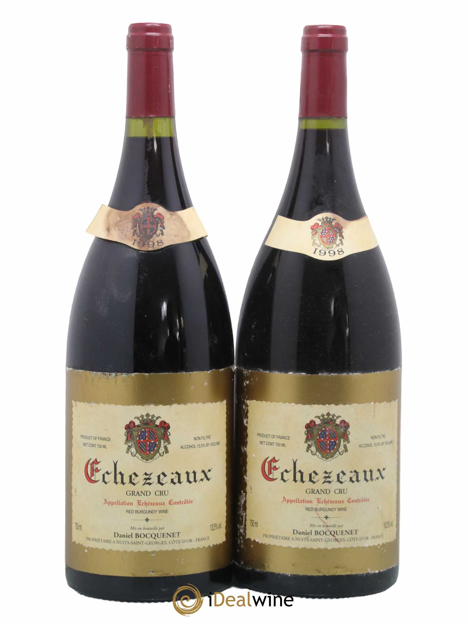 Echezeaux Grand Cru Daniel Bocquenet 1998 - Lot de 2 magnums - 0